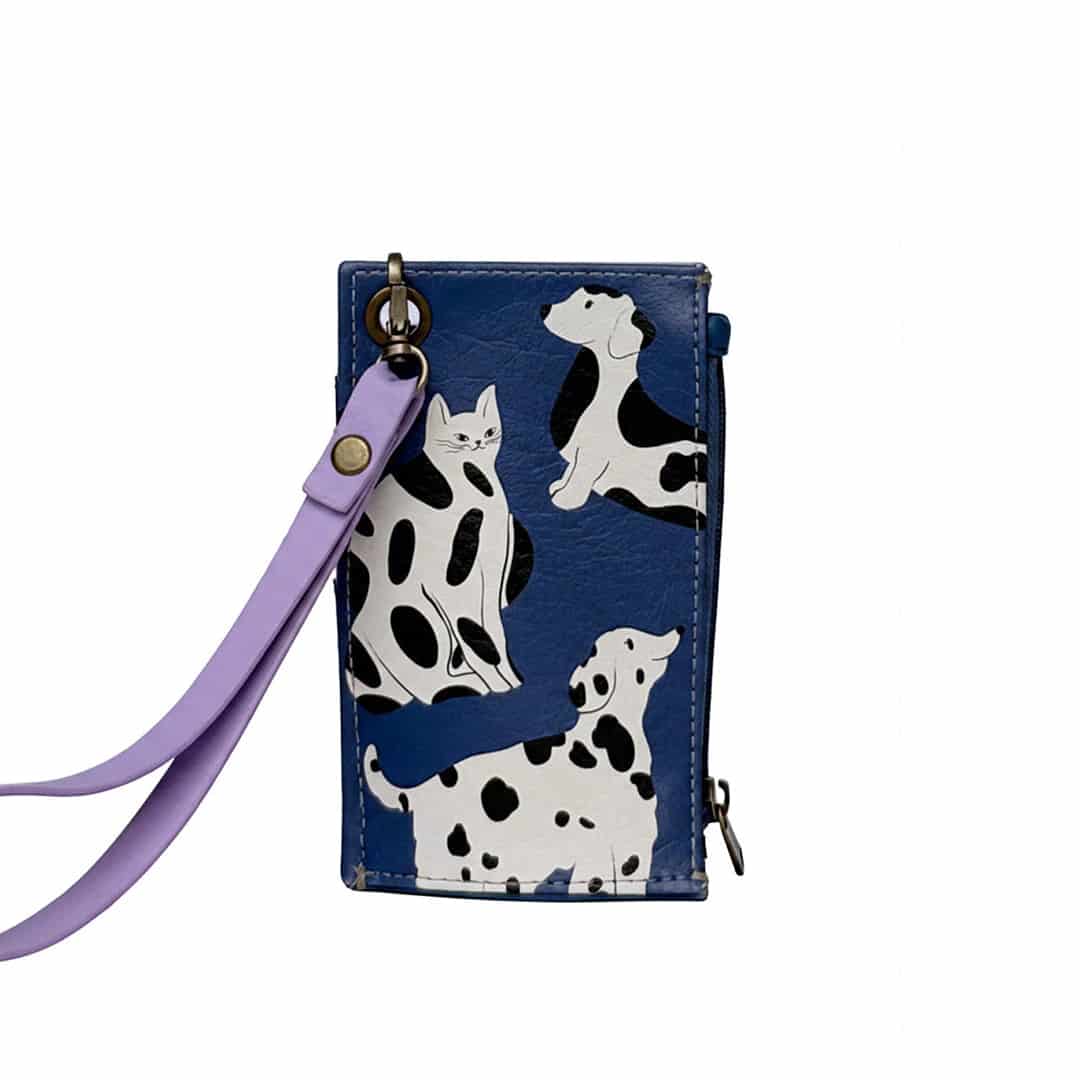 Portadocumento Para Mujer Paraguay Azul Con Pulsera Pets & Friends - miniatura 2