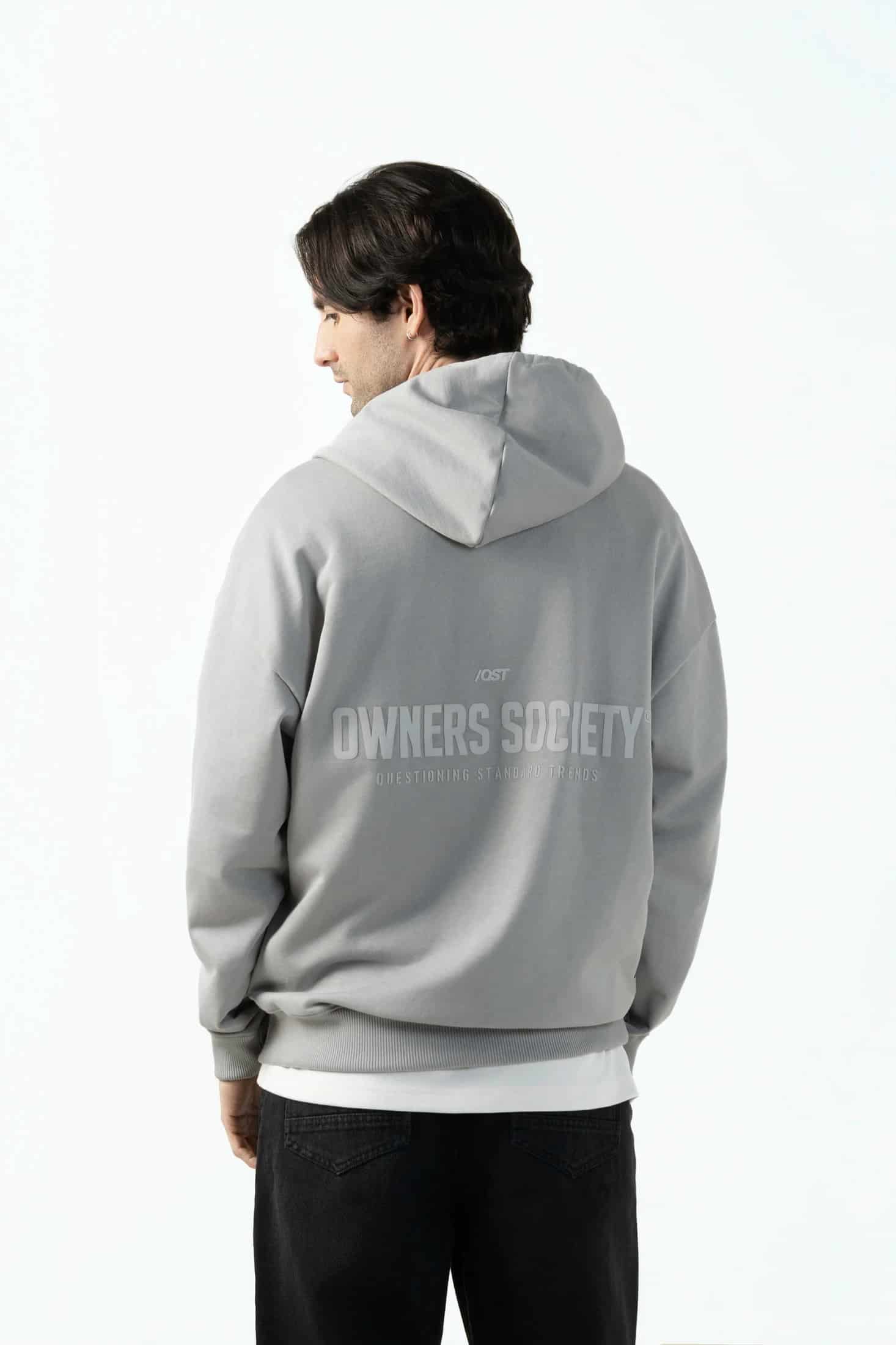 BUZO CERRADO COLOR GRIS CLR - miniatura 4