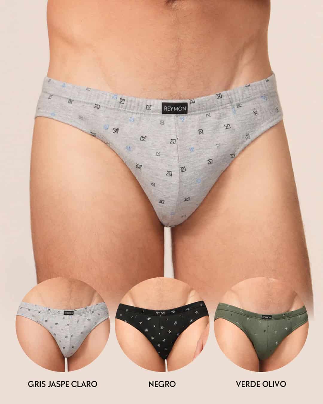 Tanga Algodón estampada PAQUETE x3 Ref.1003 - miniatura 4