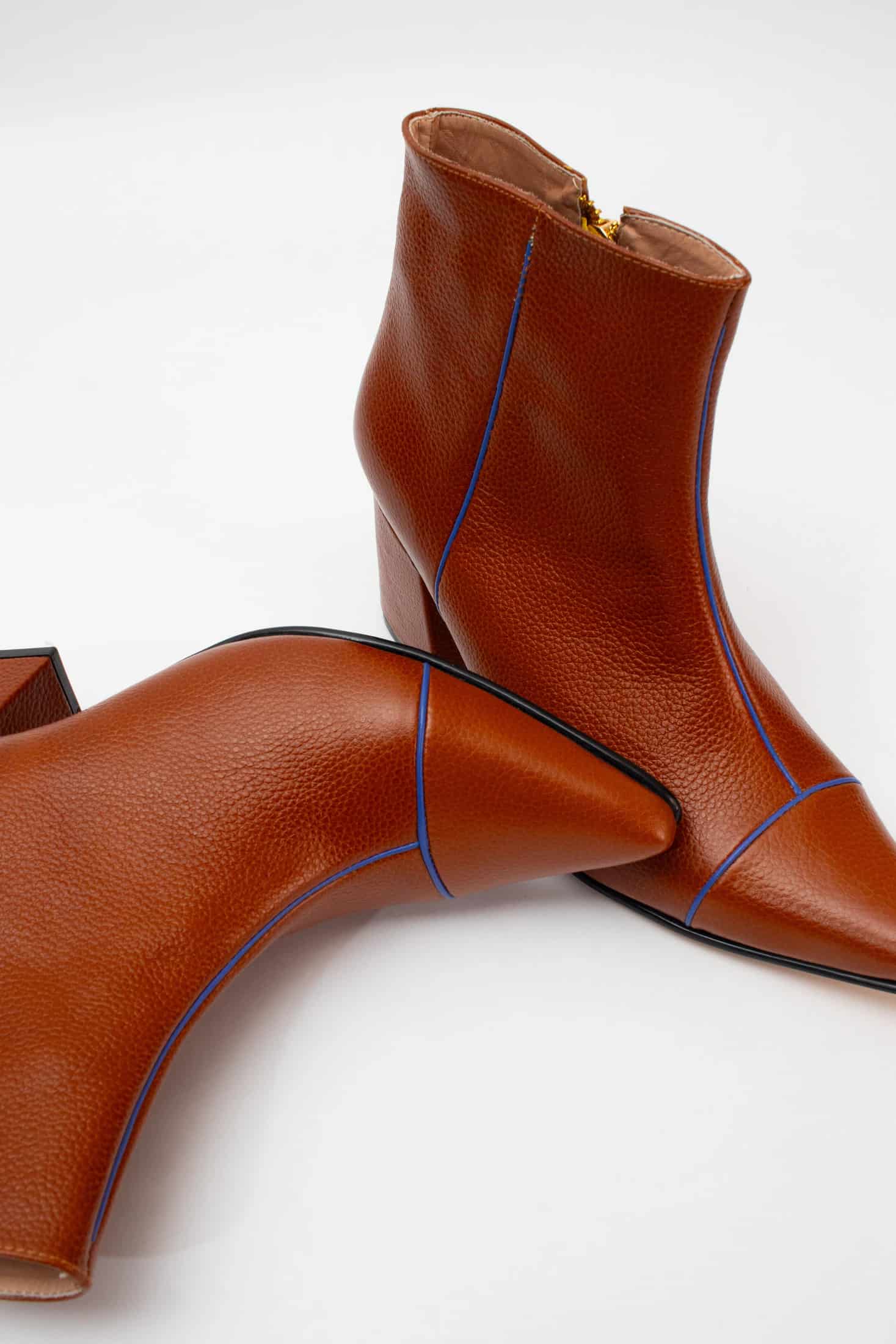 ANKLE boots - Caramel x violet - miniatura 2