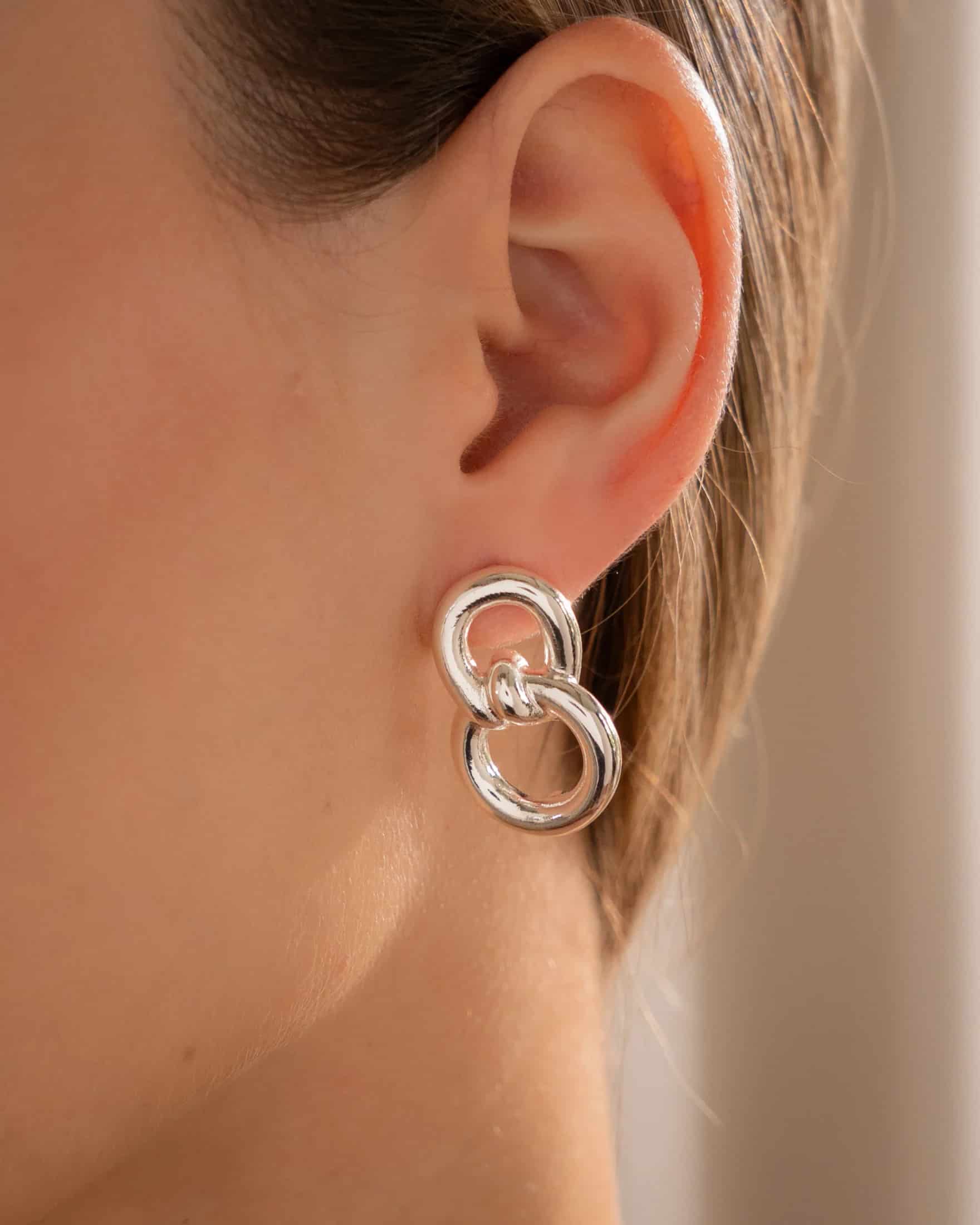 Aretes Eslabón Nudo - miniatura 5