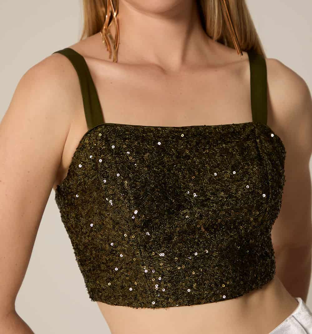 Blusa tiras lentejuela - miniatura 2