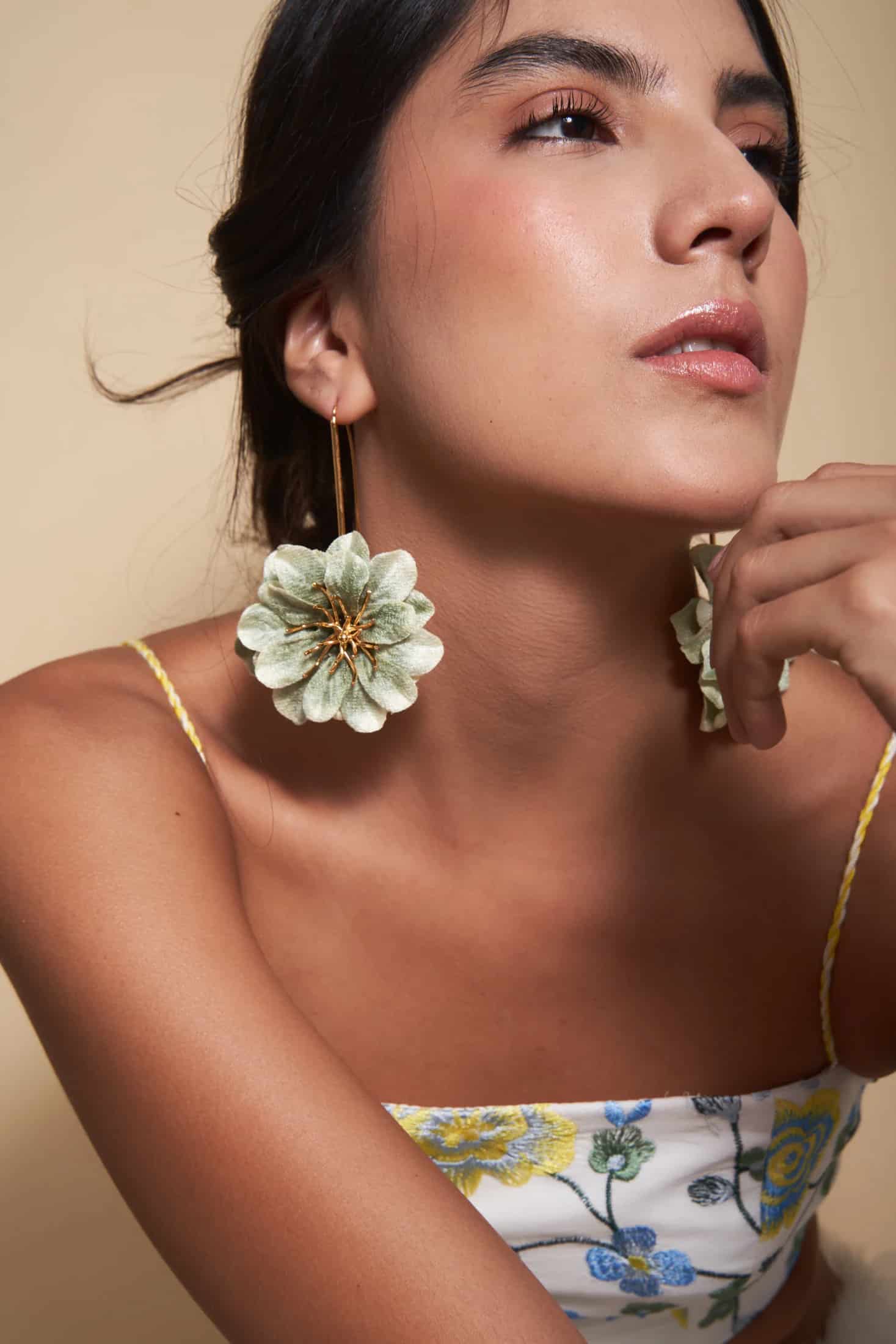 Aretes Magnolias - miniatura 4