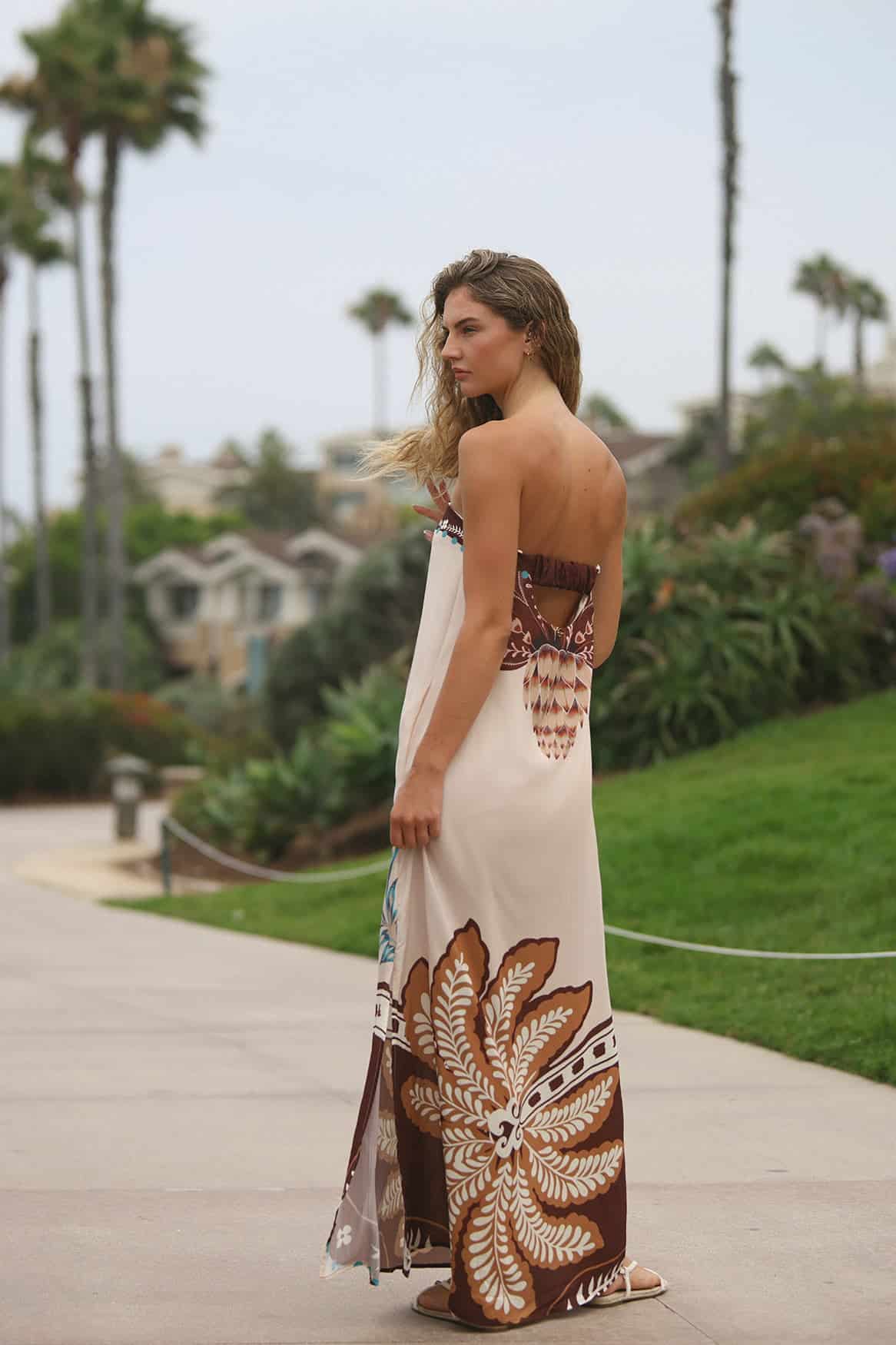 VESTIDO CELESTE FIORENTINA - miniatura 3