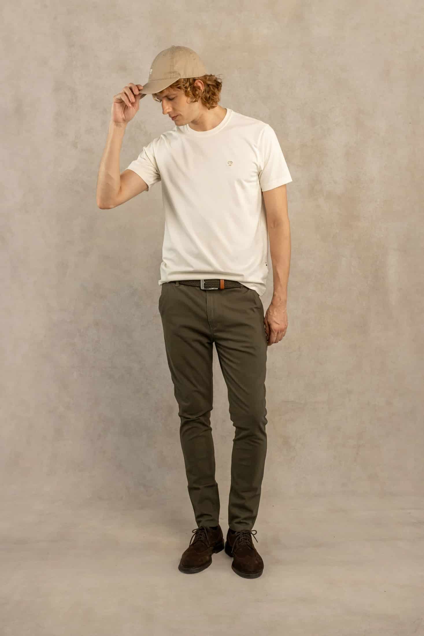 Pantalon Elastico Verde Militar - miniatura 2