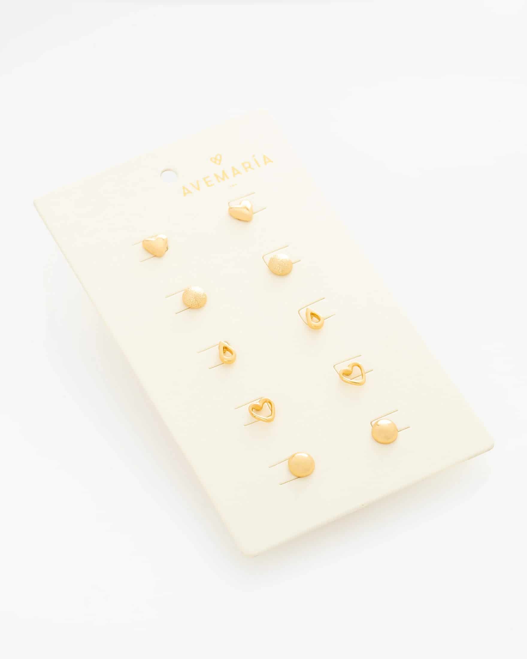 Set X5 Aretes Pequeños Variados - miniatura 3