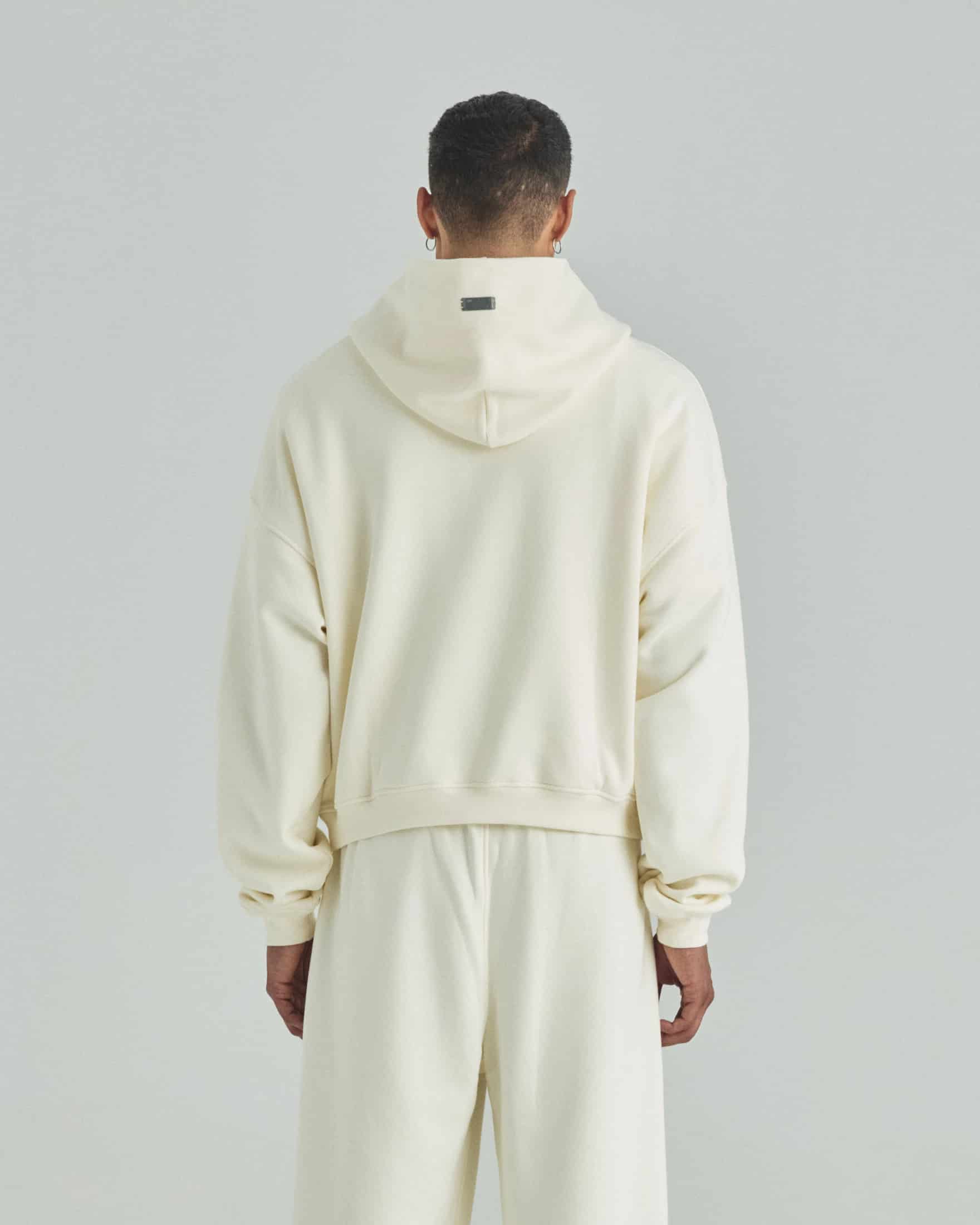 Blanks Boxy Fit Hoodie Cream - miniatura 4