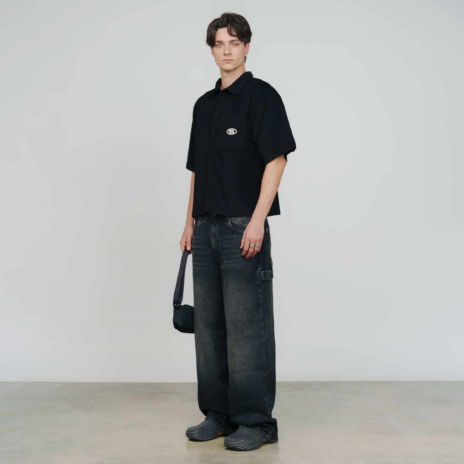 Midnight Corduroy Shirt - Black - miniatura 5