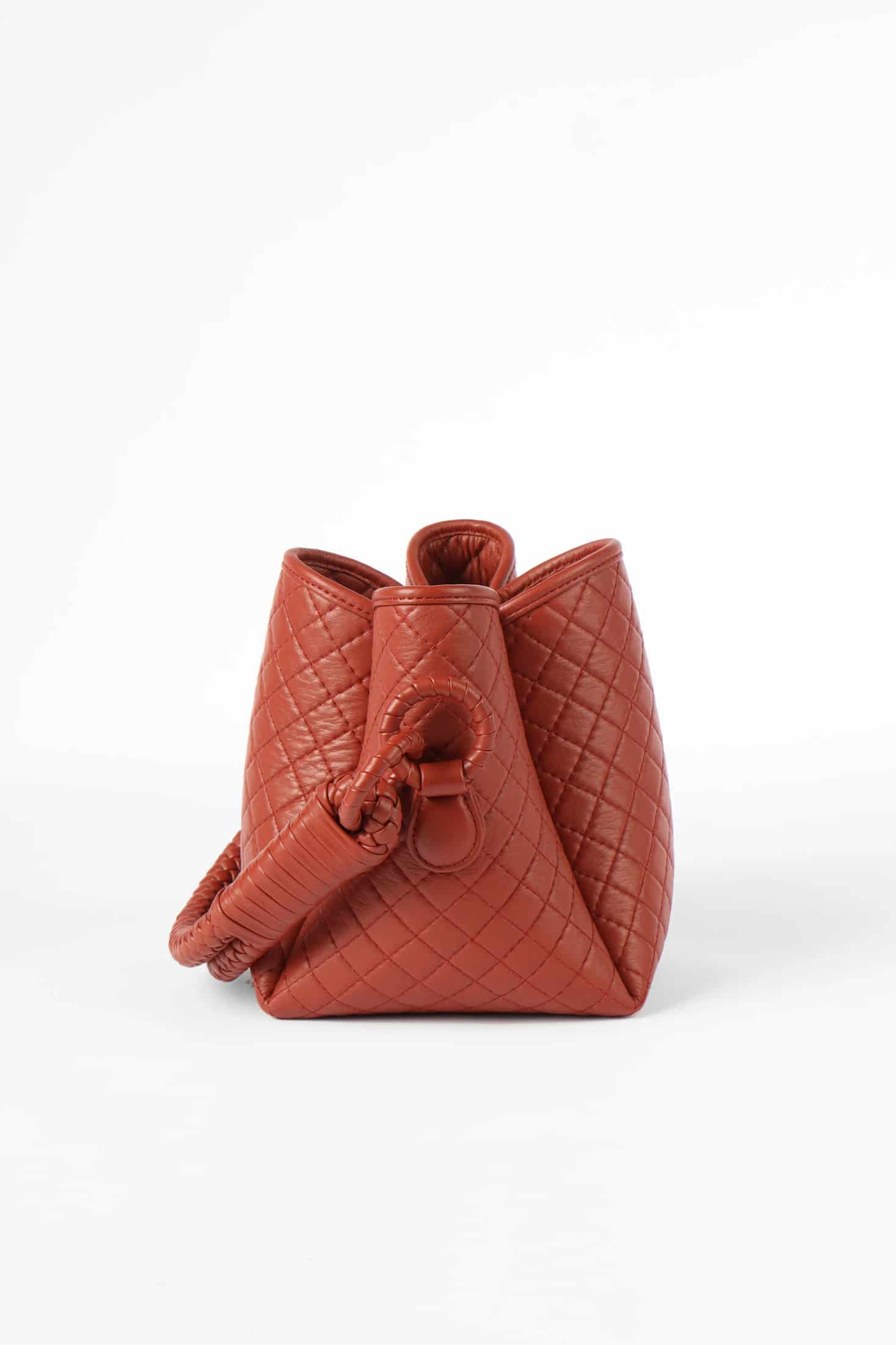 Tulip Mini Bucket Bag, Brick Red - miniatura 4