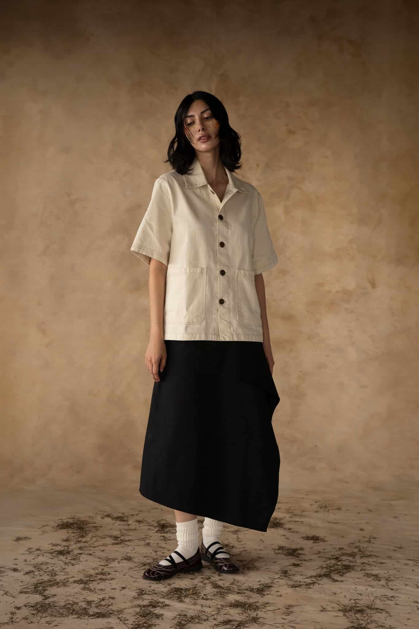 Camisa veranera crudo - miniatura 3