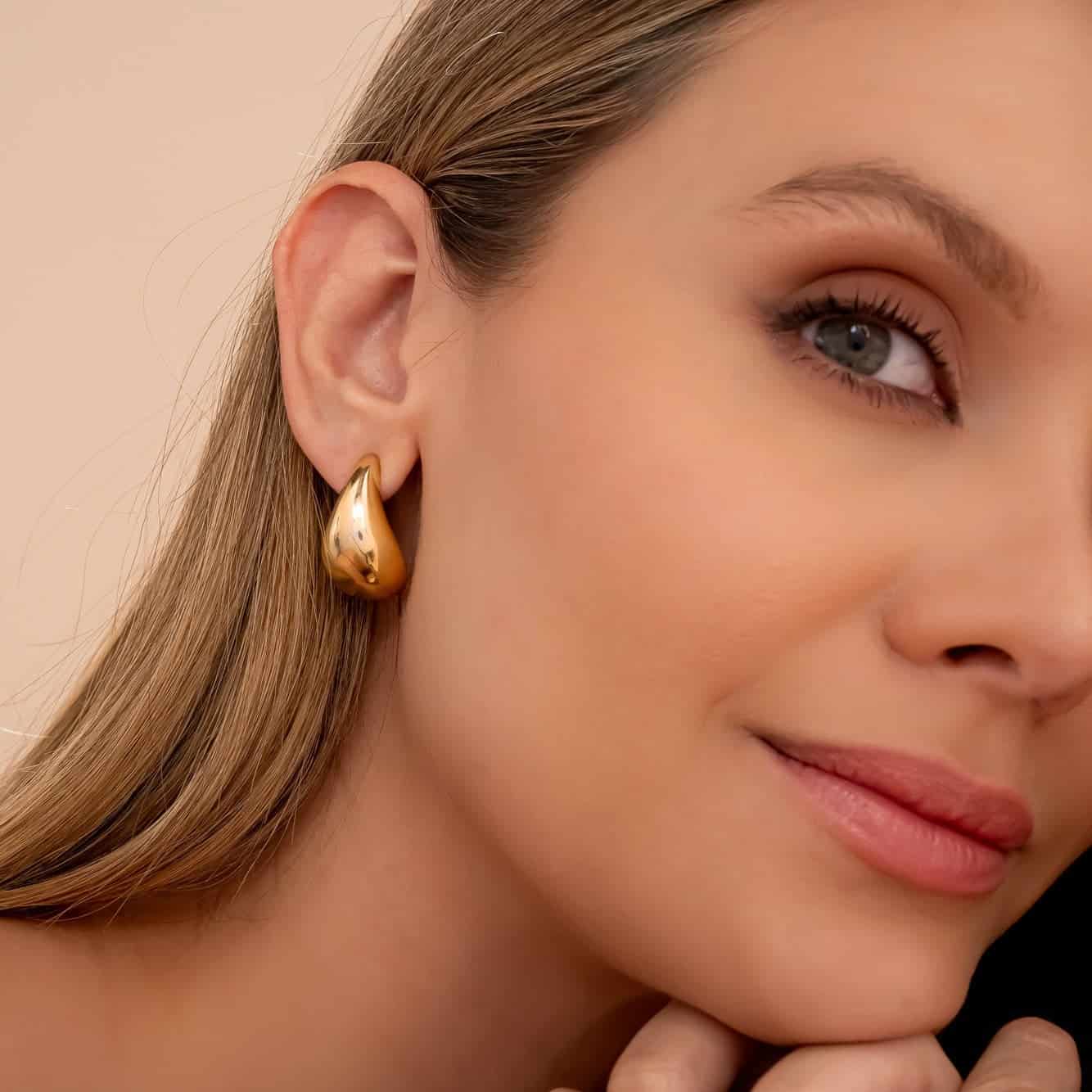 Aretes Maxi Gota - miniatura 1
