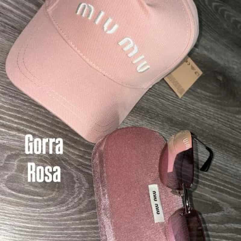 GORRA MIU MIU ROSADO - miniatura 2