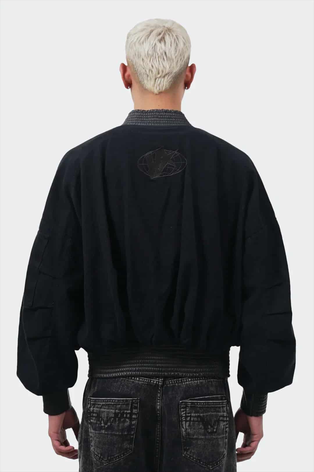 VENENO CHAQUETA DENIM CUERO BOMBER - miniatura 4