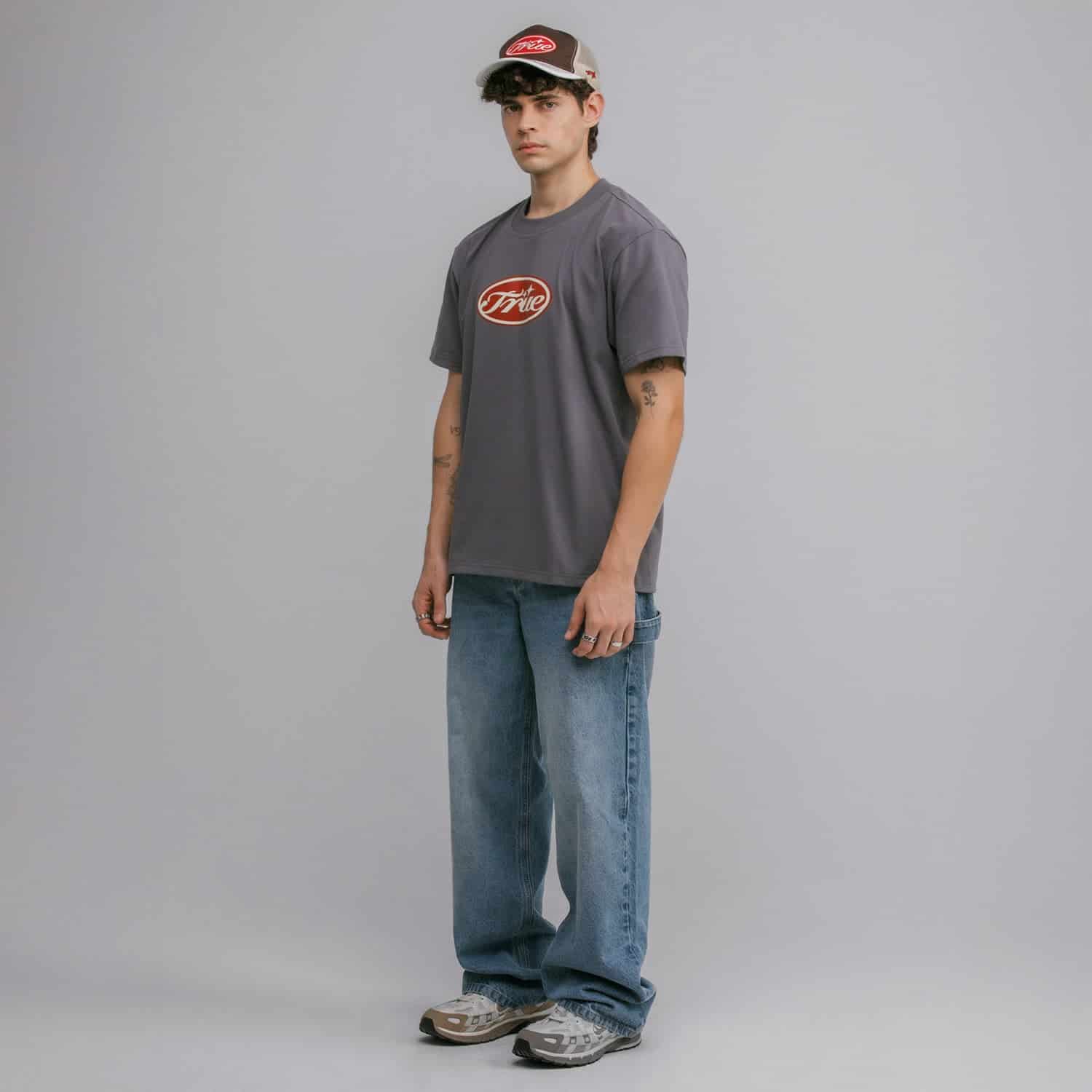 True Stamp T-Shirt - Gray - miniatura 4