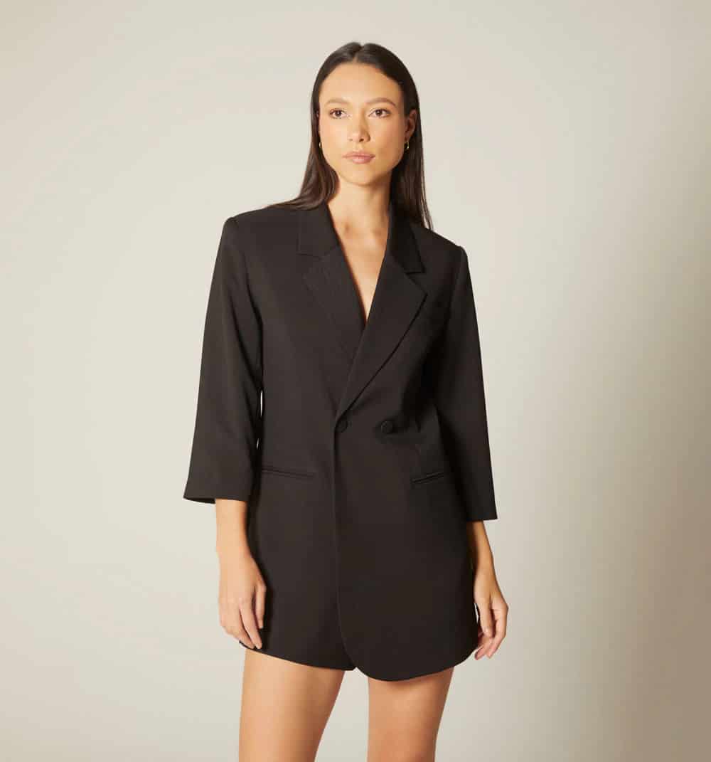 Enterizo short  tipo blazer - miniatura 2