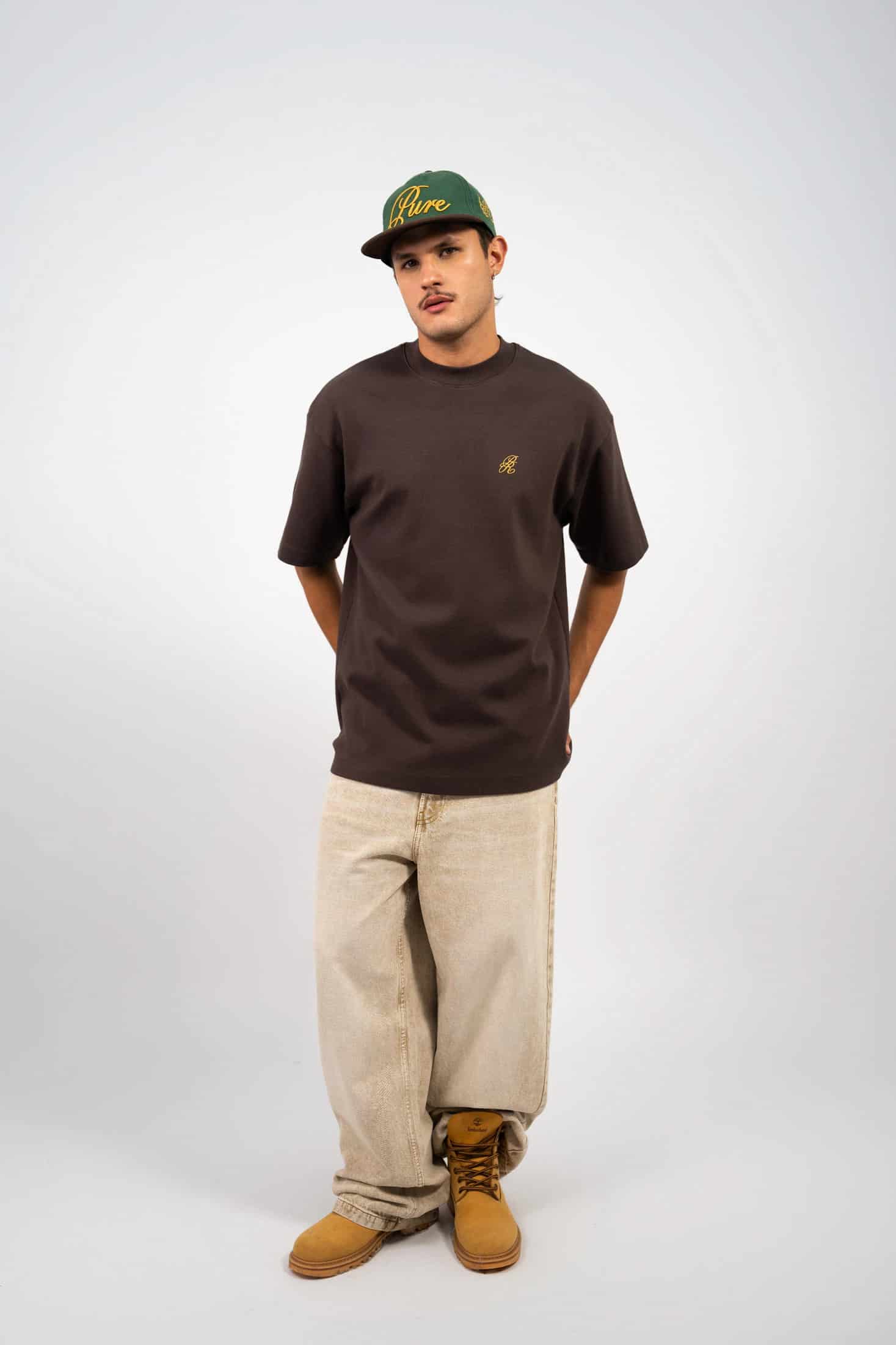 Brown Logo T-Shirt - miniatura 3