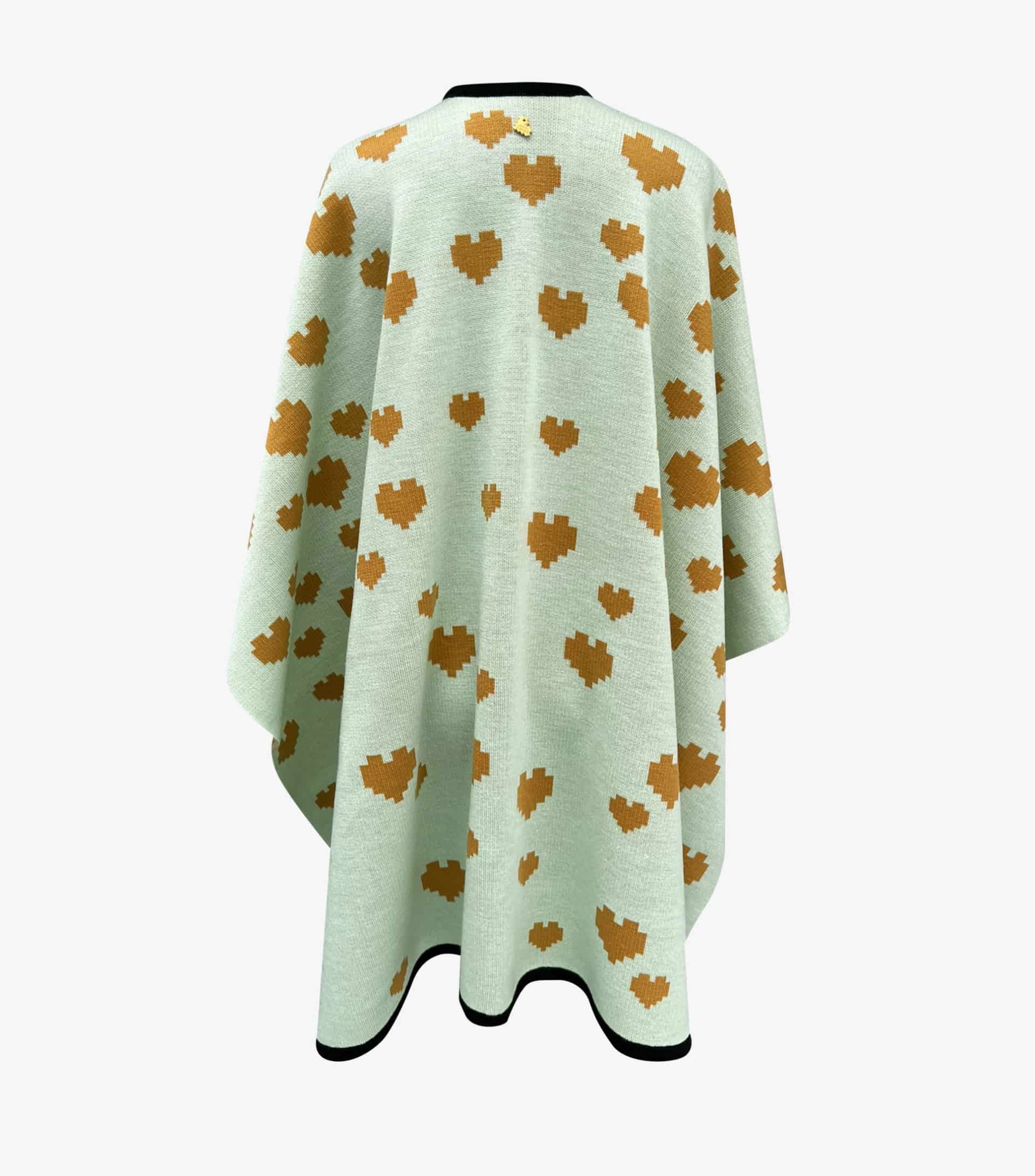 Poncho Cuore Menta - miniatura 3