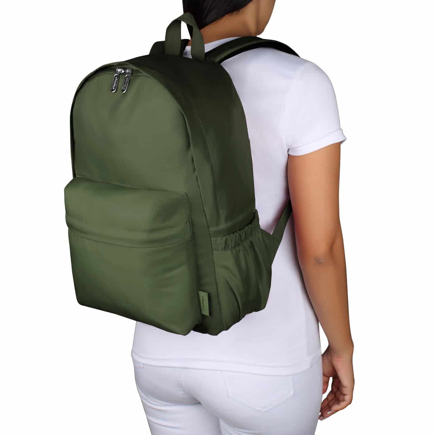 Morral Urbano Citybags Light Verde Militar - miniatura 3