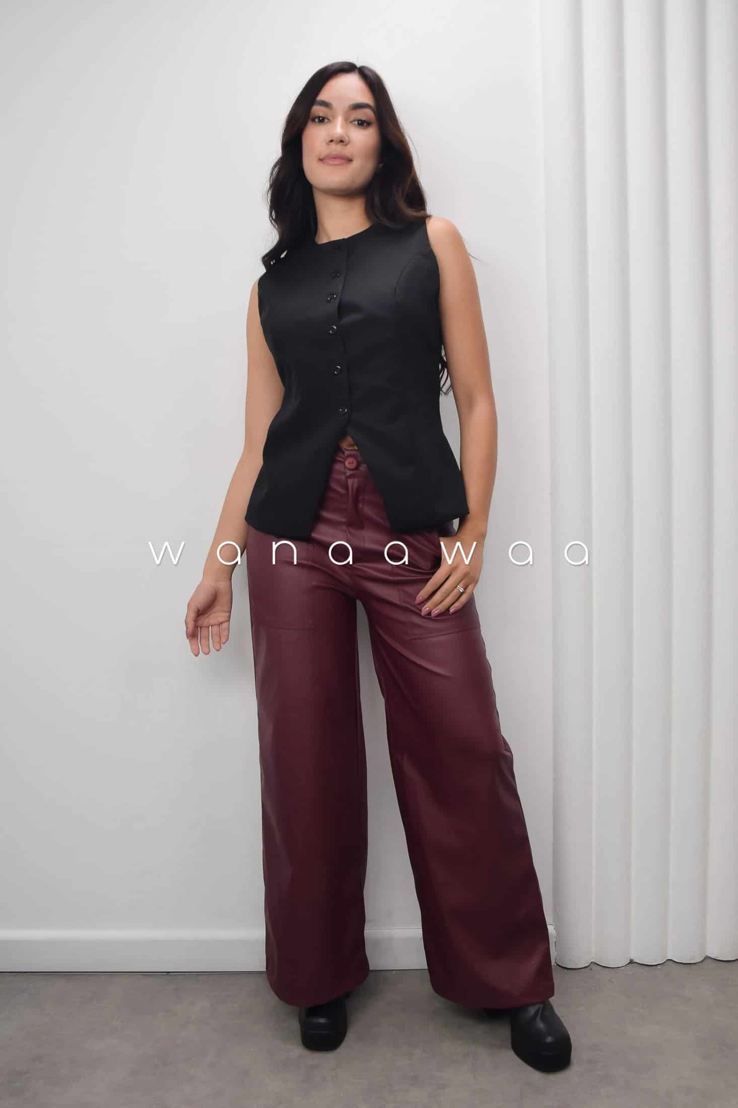 PANTALÓN LOLA CUERINA - miniatura 1