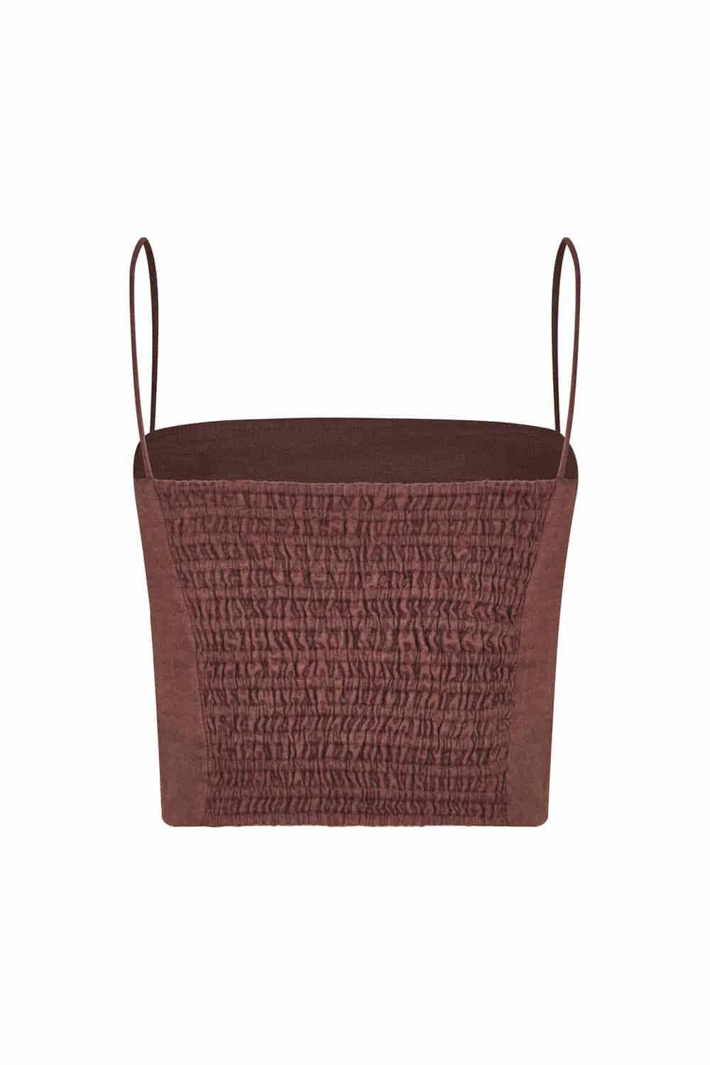 Crop top milan brown - miniatura 4