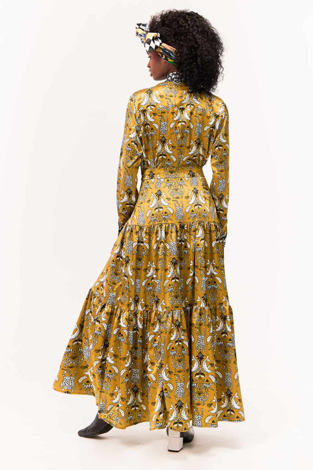 Maxi Falda / Estampado Fauna Sagrada - miniatura 2