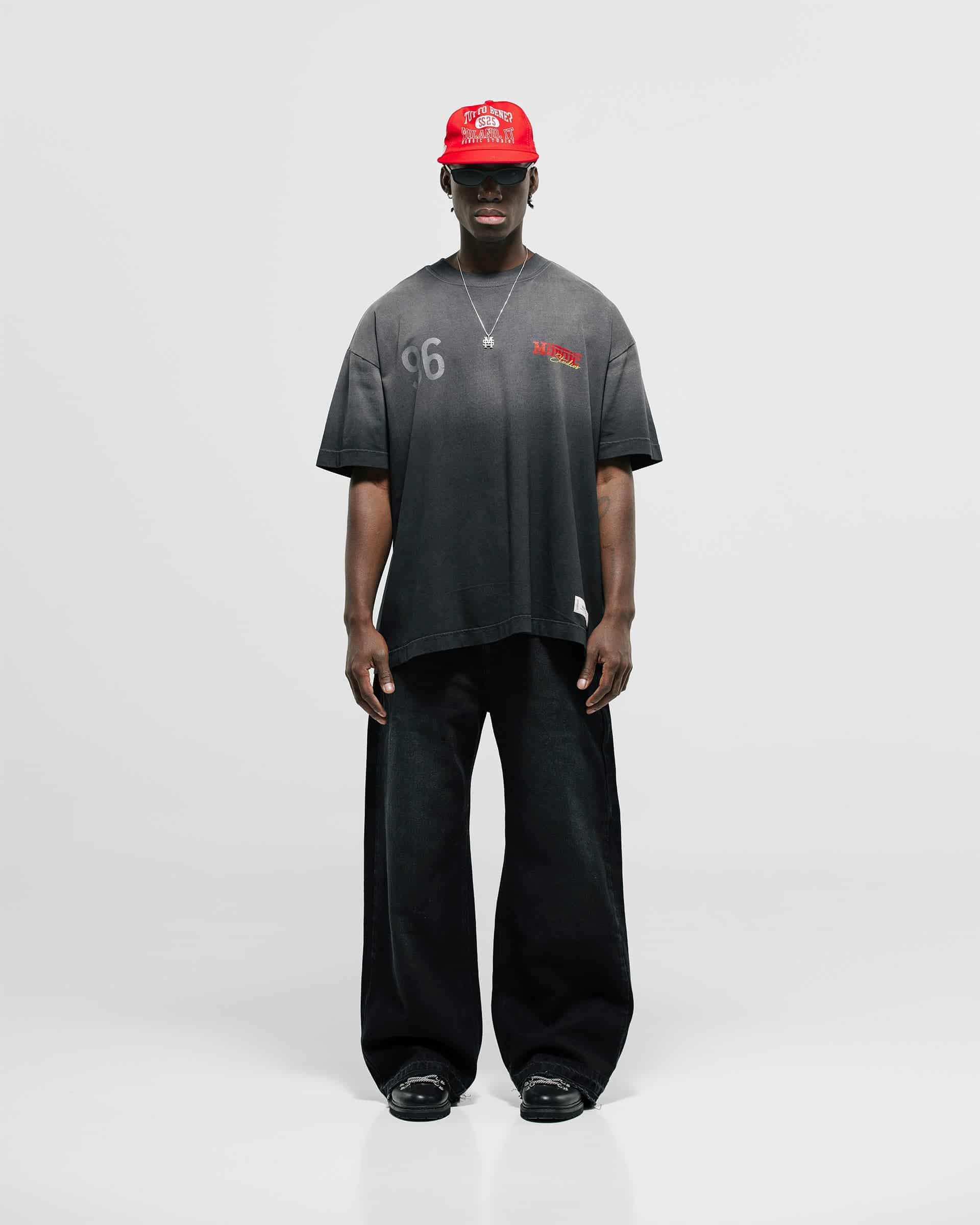 Camiseta Oversized Fit Monza - Negro Desgastado - miniatura 6