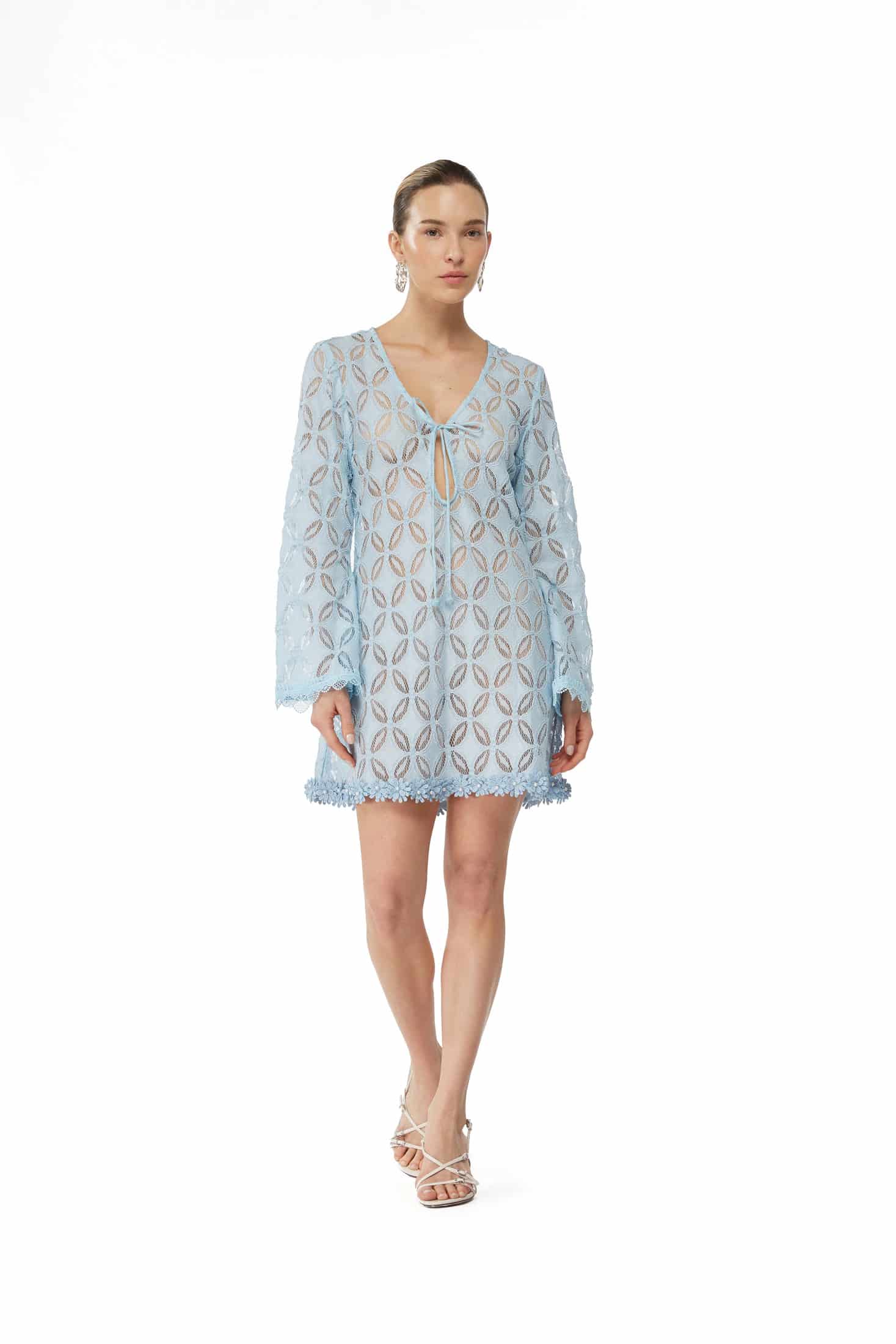 POSITANA TUNIC DRESS BLUE - miniatura 2