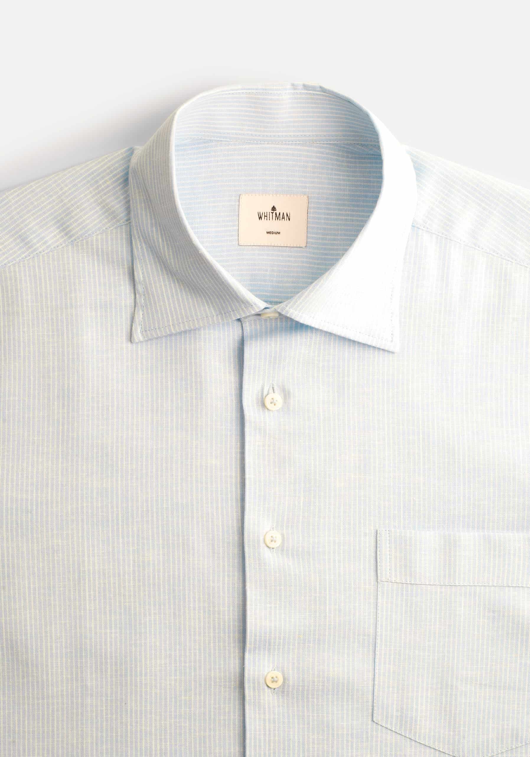Camisa H CI Jamaica Rayas Delg Azul Claro - miniatura 5