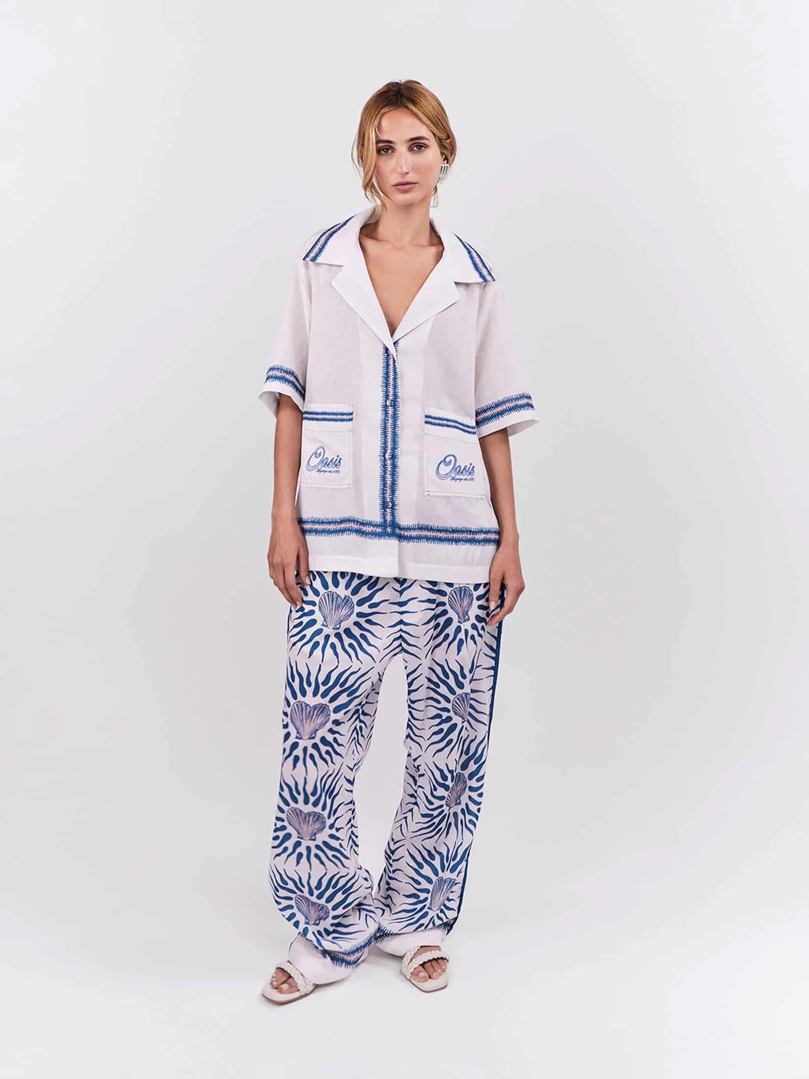 Blouse Oasis - Azul - miniatura 3