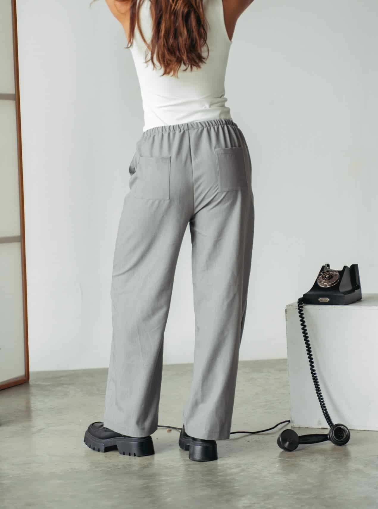 Pantalón Easy Office - Grey - miniatura 3