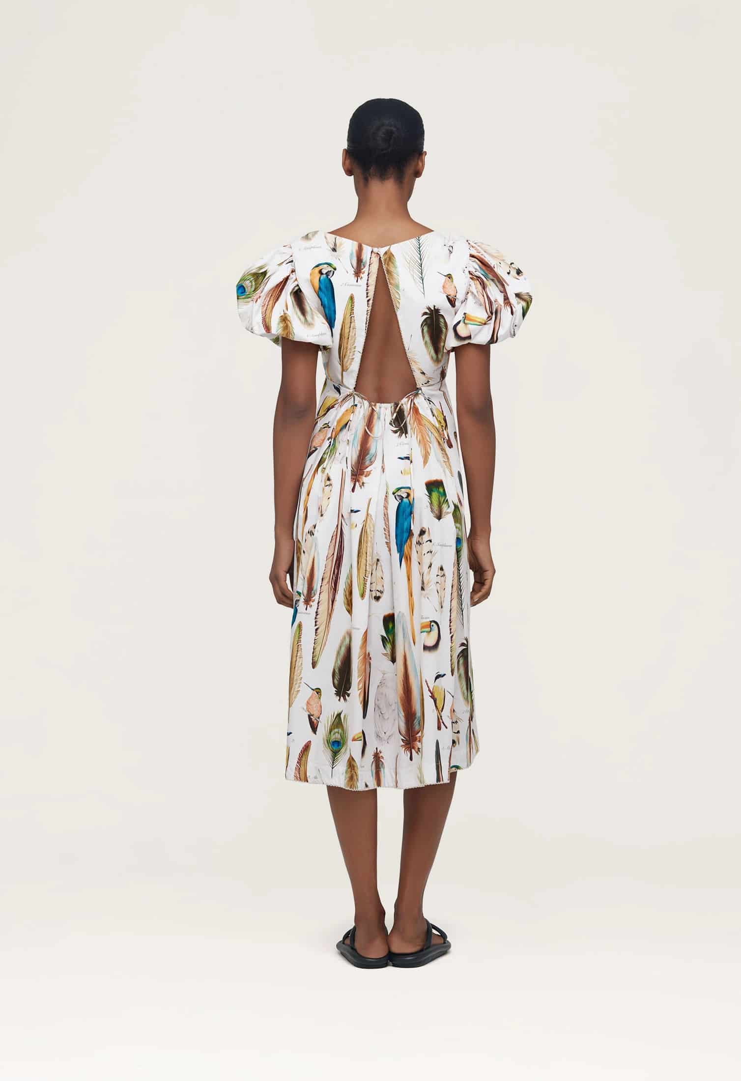 Chontaduro Pluma Midi Dress - miniatura 2