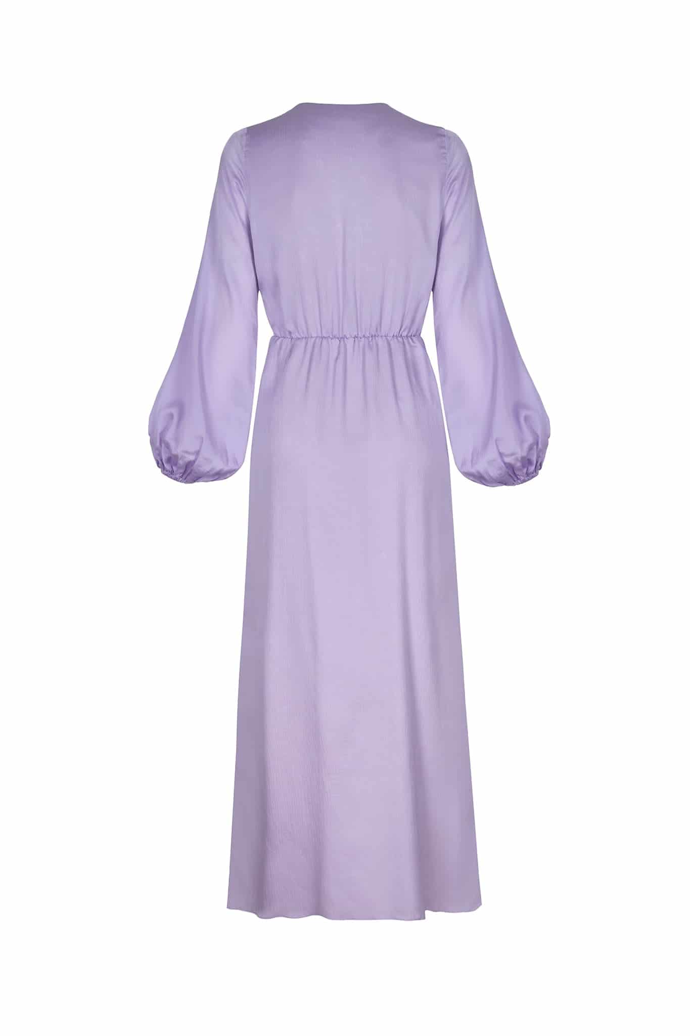Tertulia Martellato Silk Maxi Dress / Lila - miniatura 7