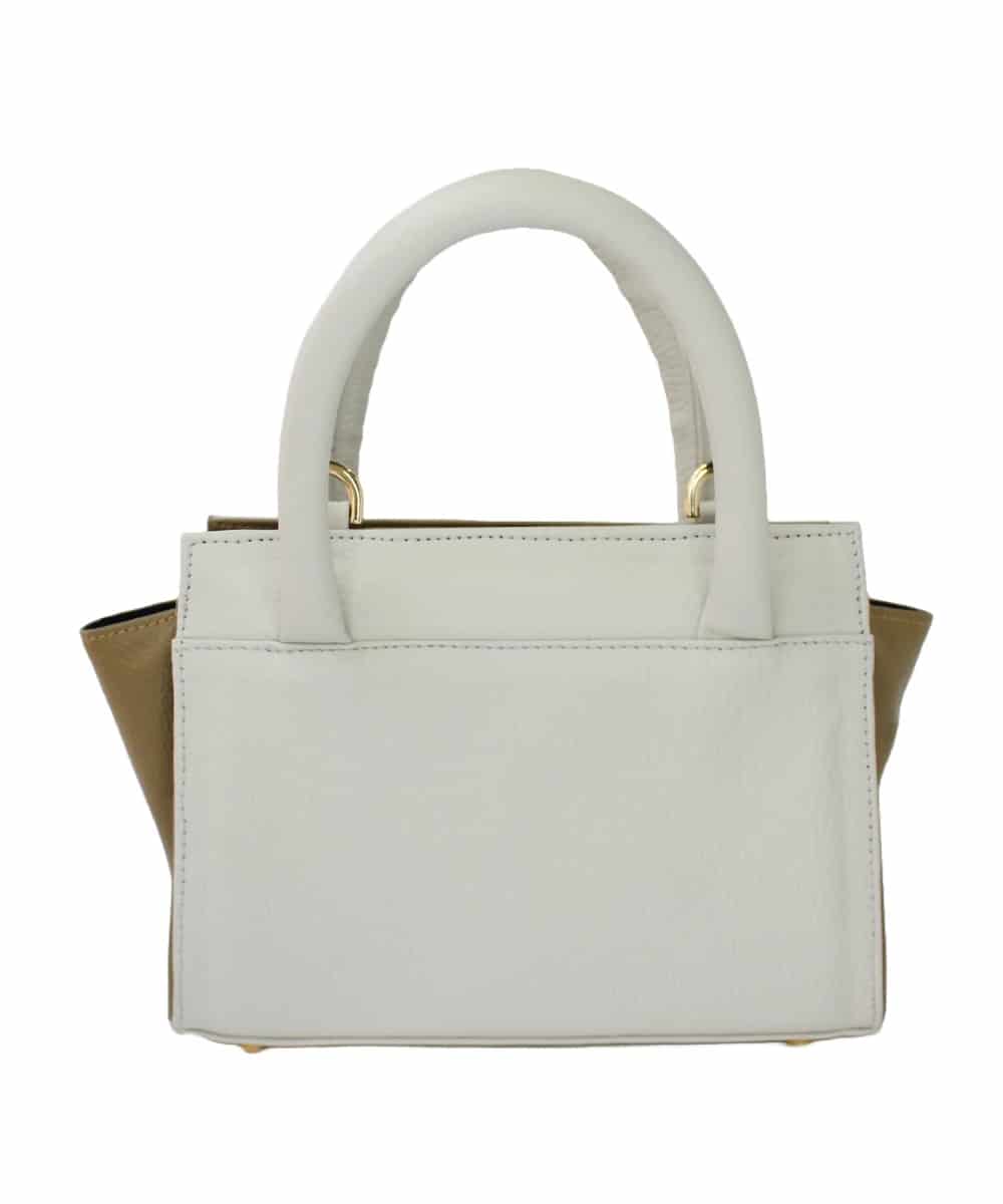Bolso en cuero – MiniBag salted caramel - miniatura 4