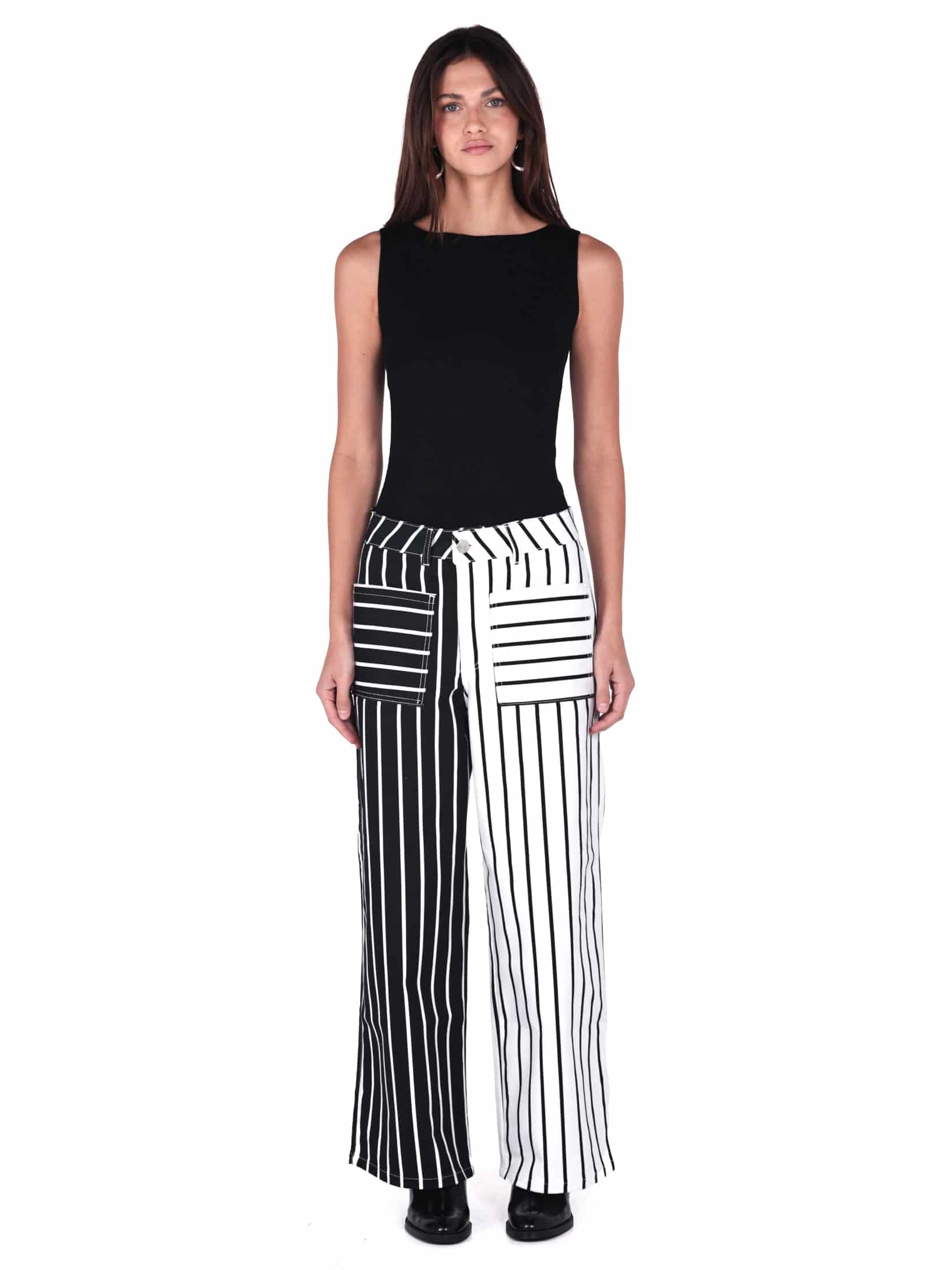 Pantalon Lineas Bicolor - miniatura 2