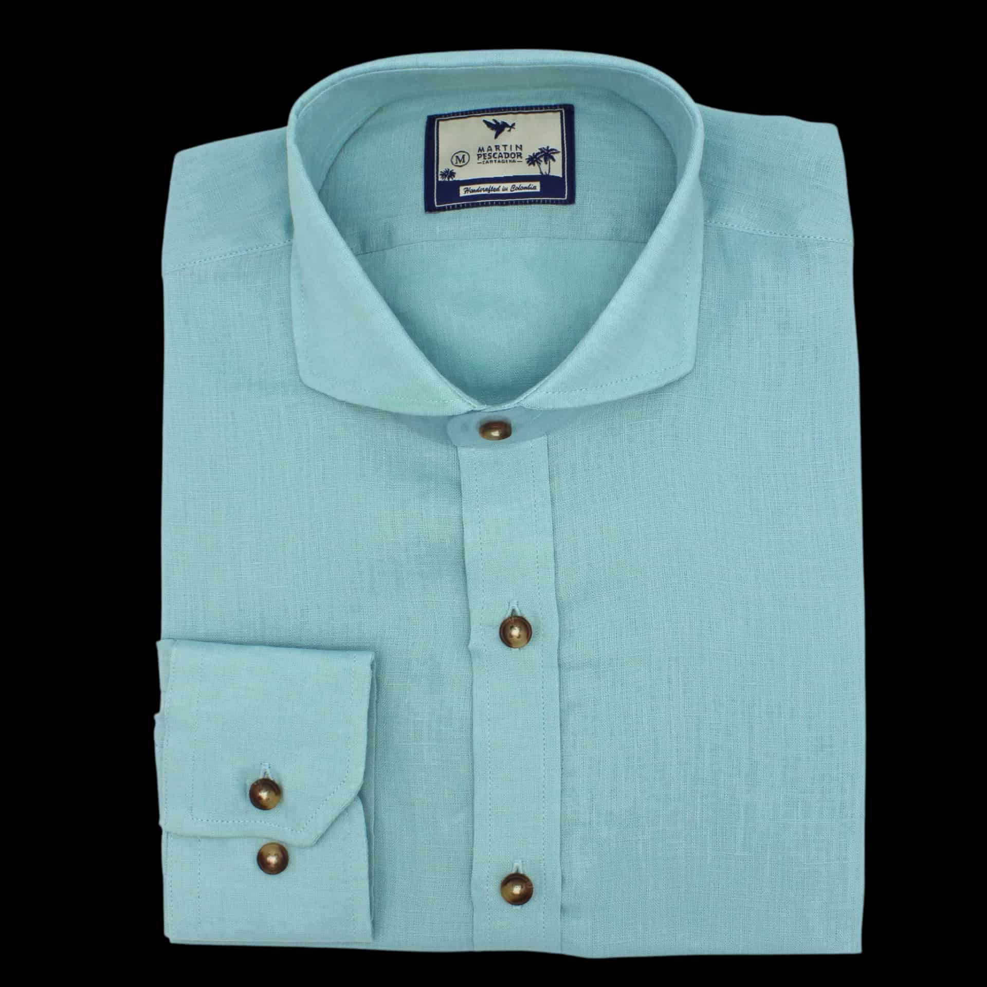 Camisas 100% Lino Cuello Francés- European Flax - miniatura 7