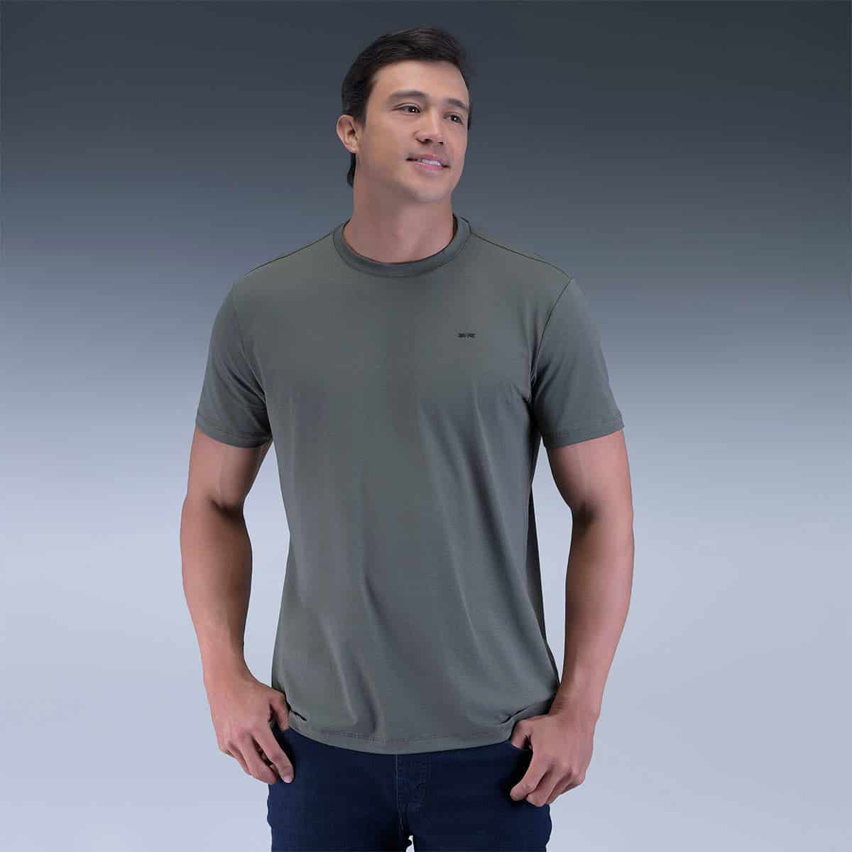 Camiseta Verde Básica - miniatura 1