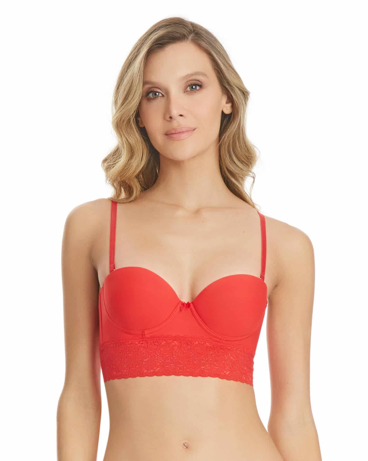 Brasier Strapless sin costuras con Franja - miniatura 1