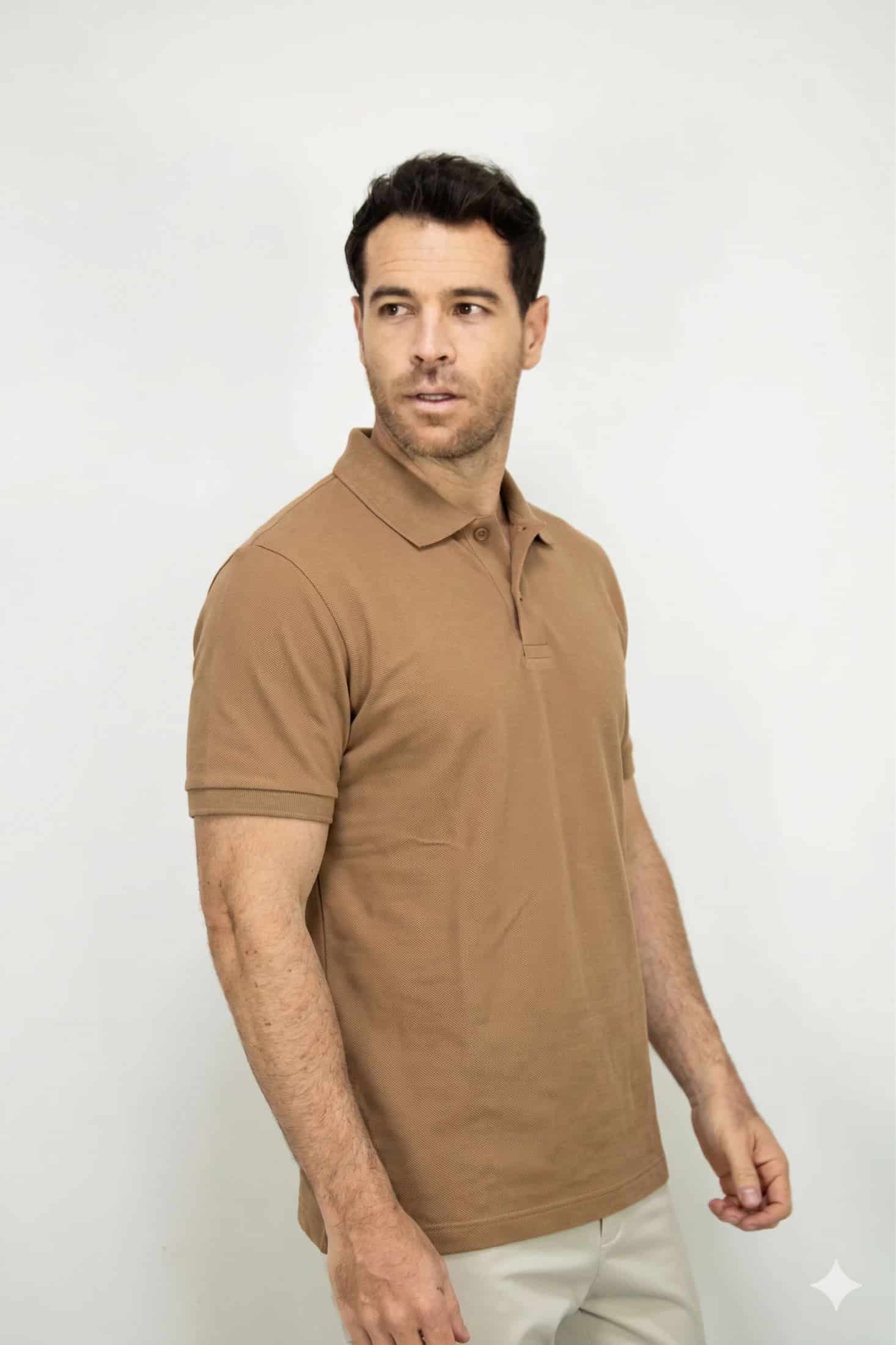 Polo Deportiva Cafe Para Hombre - miniatura 2