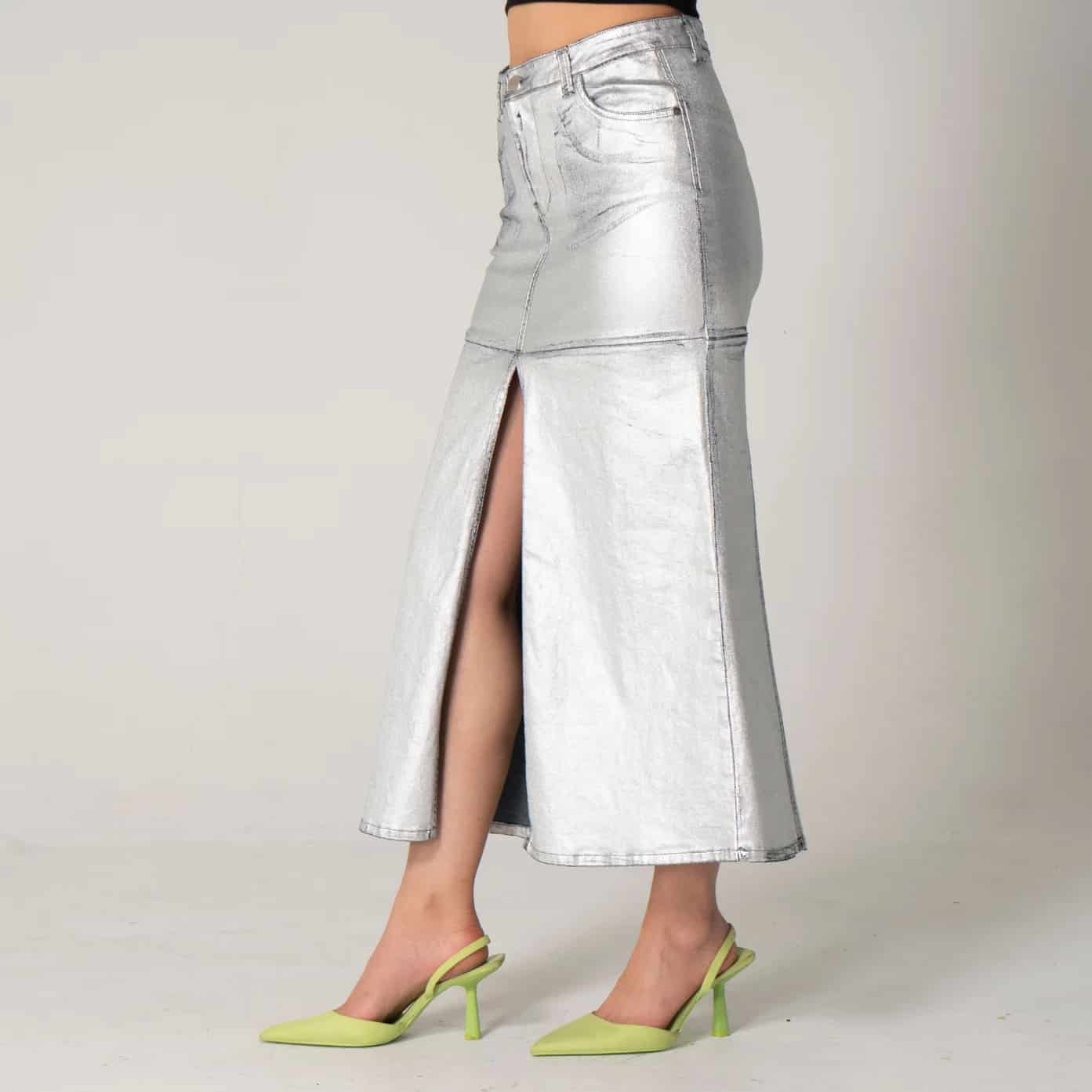 Falda Larga Denim Shn - miniatura 3