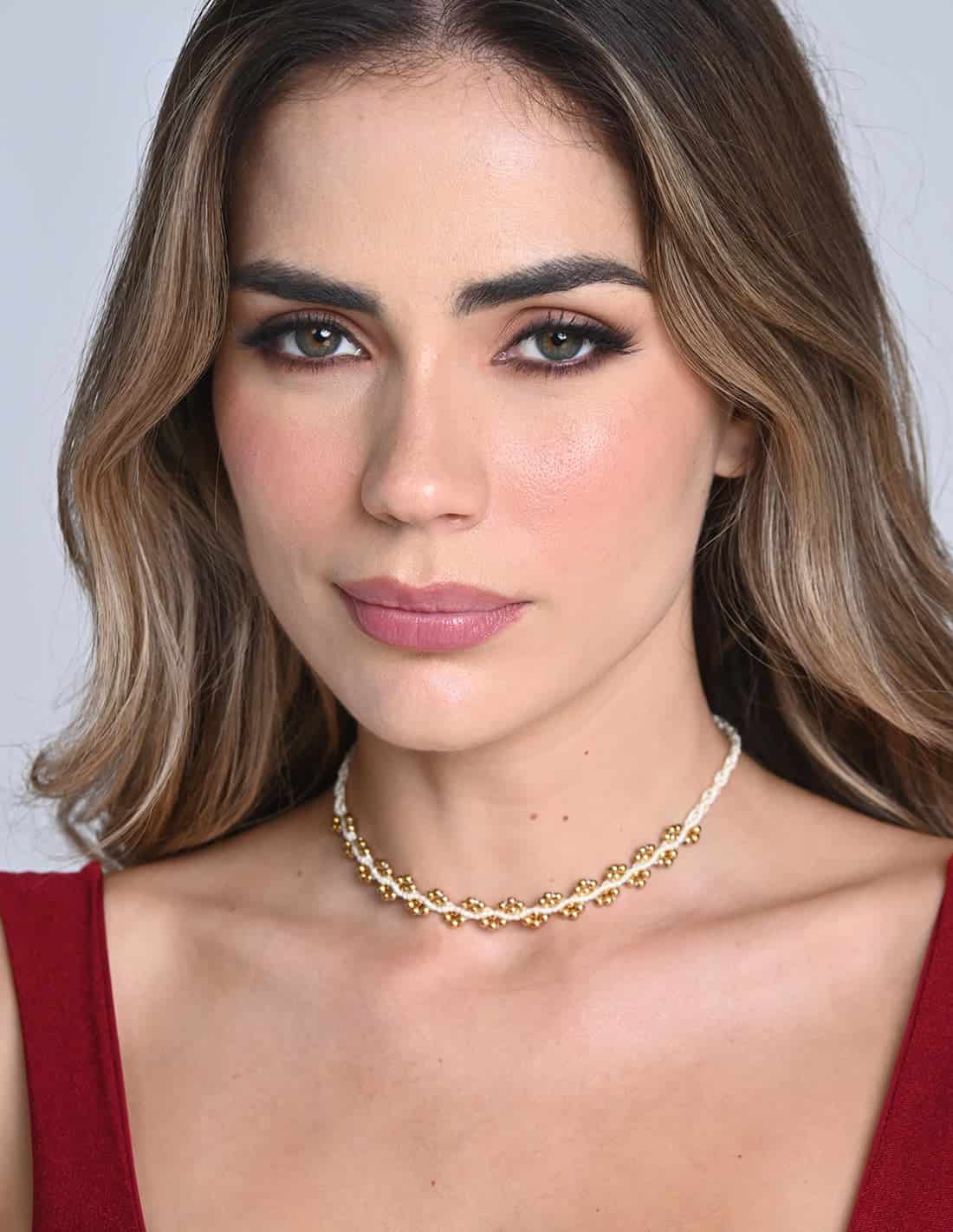 Choker Nayara Marfil - miniatura 1