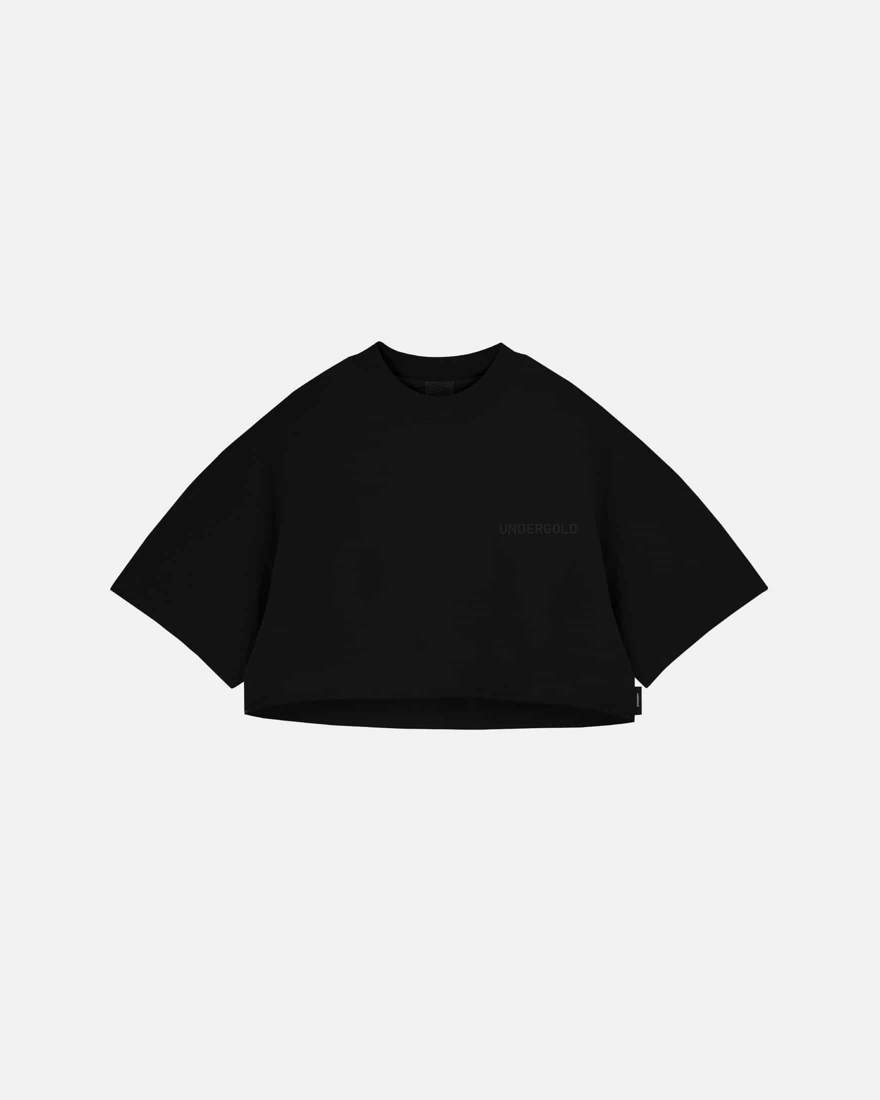 Line Logo Crop Top Black - miniatura 3
