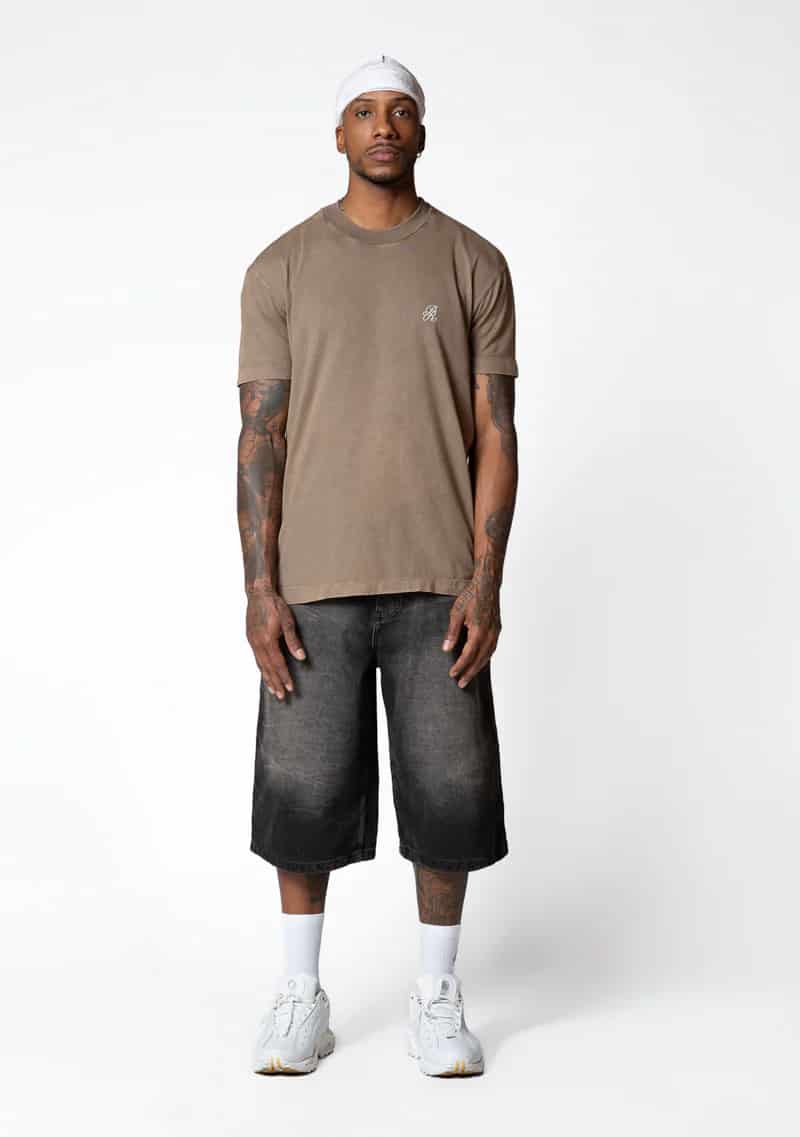Knockout brown wash Standard t-shirt - miniatura 8
