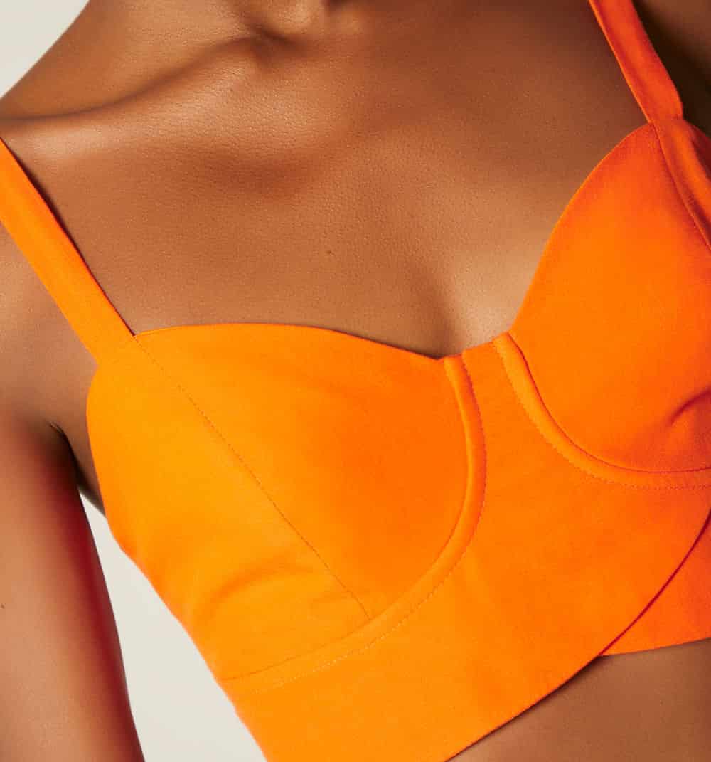 Blusa crop de tiras con amarre - miniatura 7