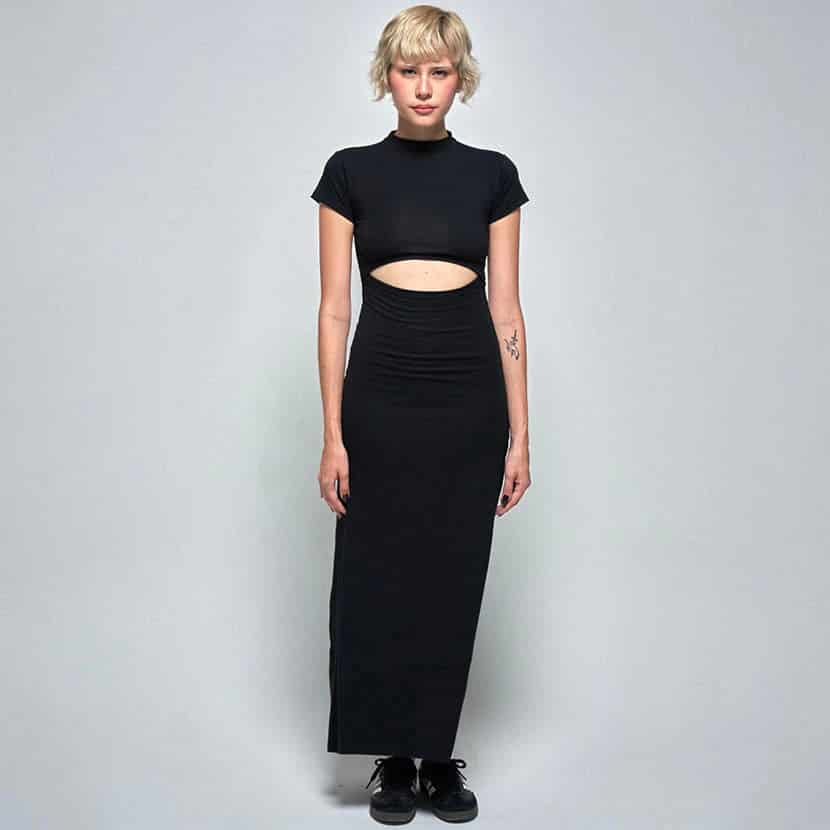 AURORA BLACK DRESS - miniatura 1