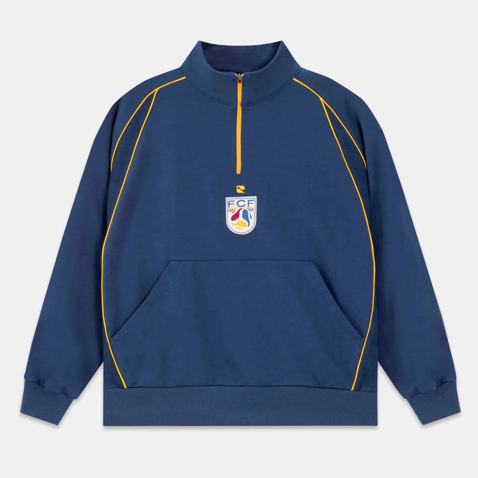 Warm Up Half Zip Azul - miniatura 1