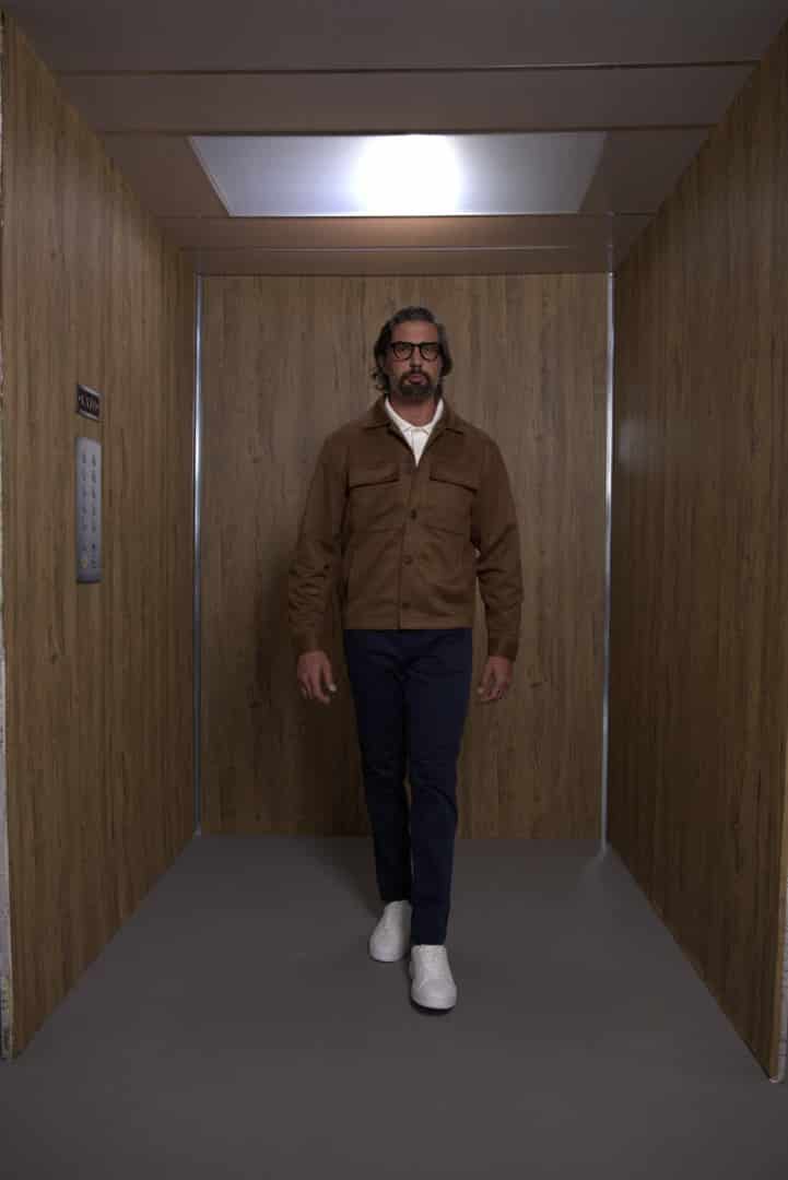 Chaqueta Botones Miel - miniatura 4