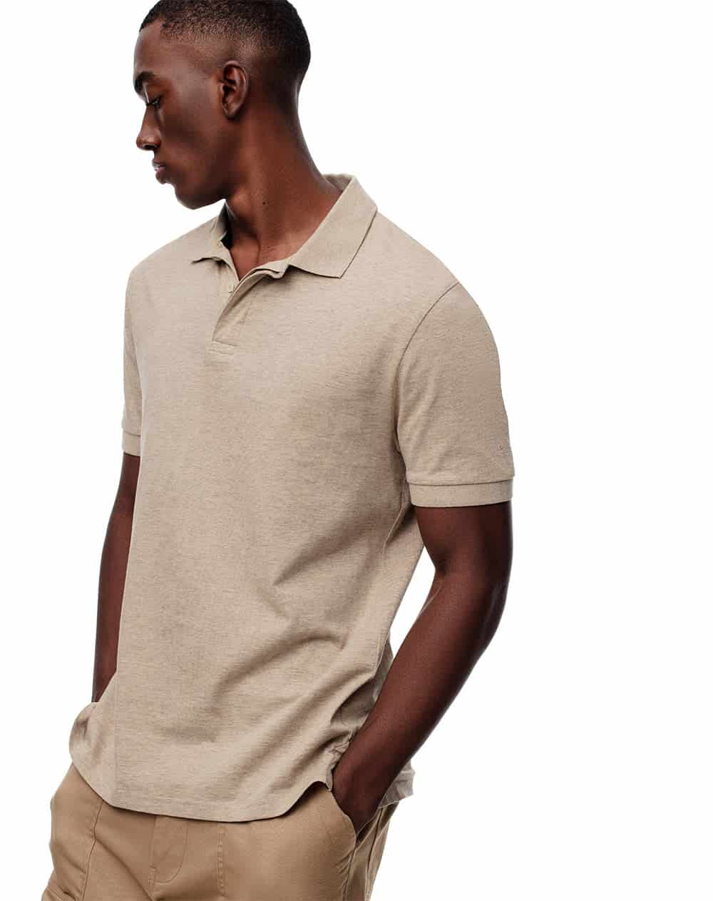 Polo slim algodón habana hombre - miniatura 1