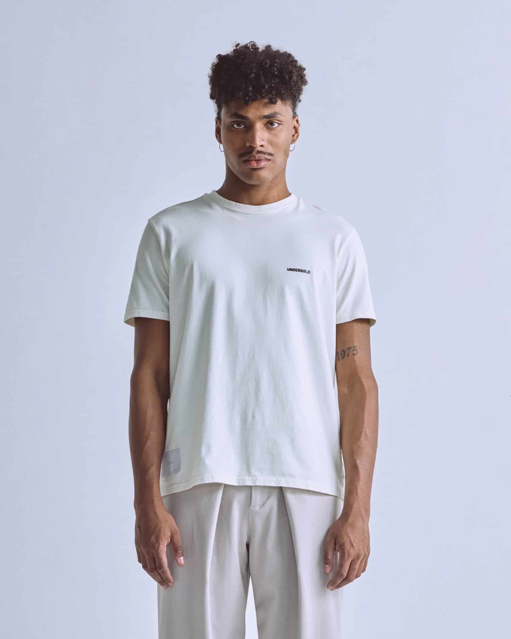 Basics Tiny Logo Regular Fit Tshirt White - miniatura 8