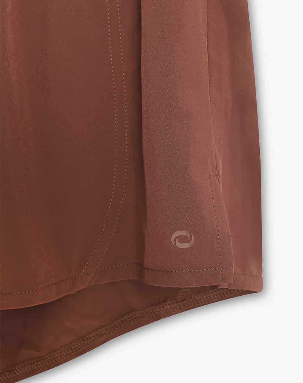 Short deportivo café mujer - miniatura 7