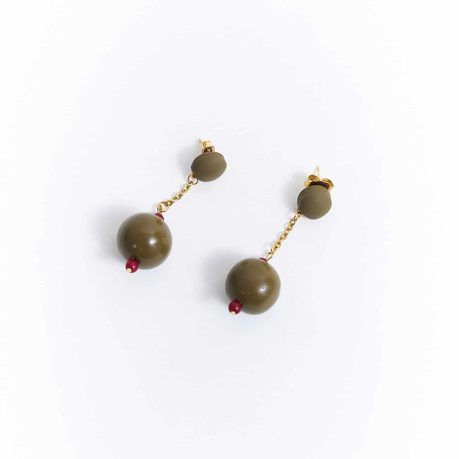 Aretes Dry Martini Aceituna - miniatura 2